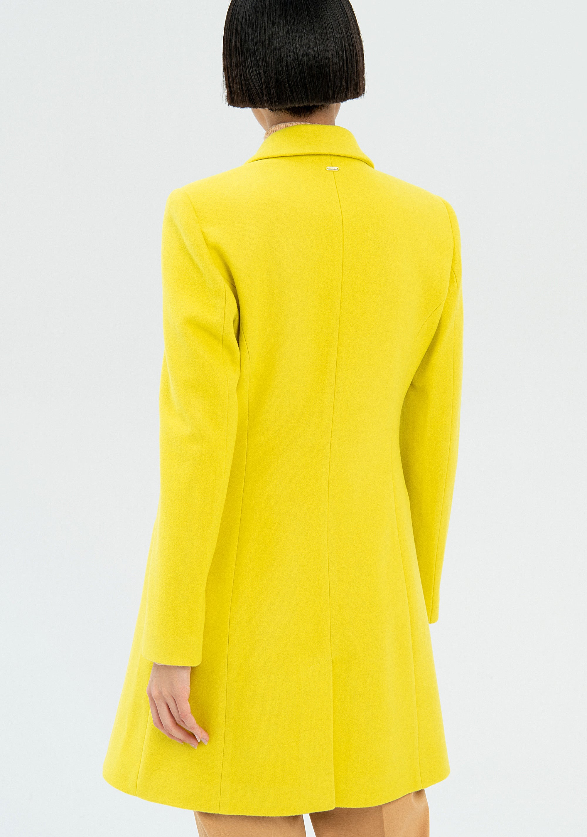 Cappotto slim midi in panno-FRACOMINA-FR22WC1012W56201-L22-FA-XS