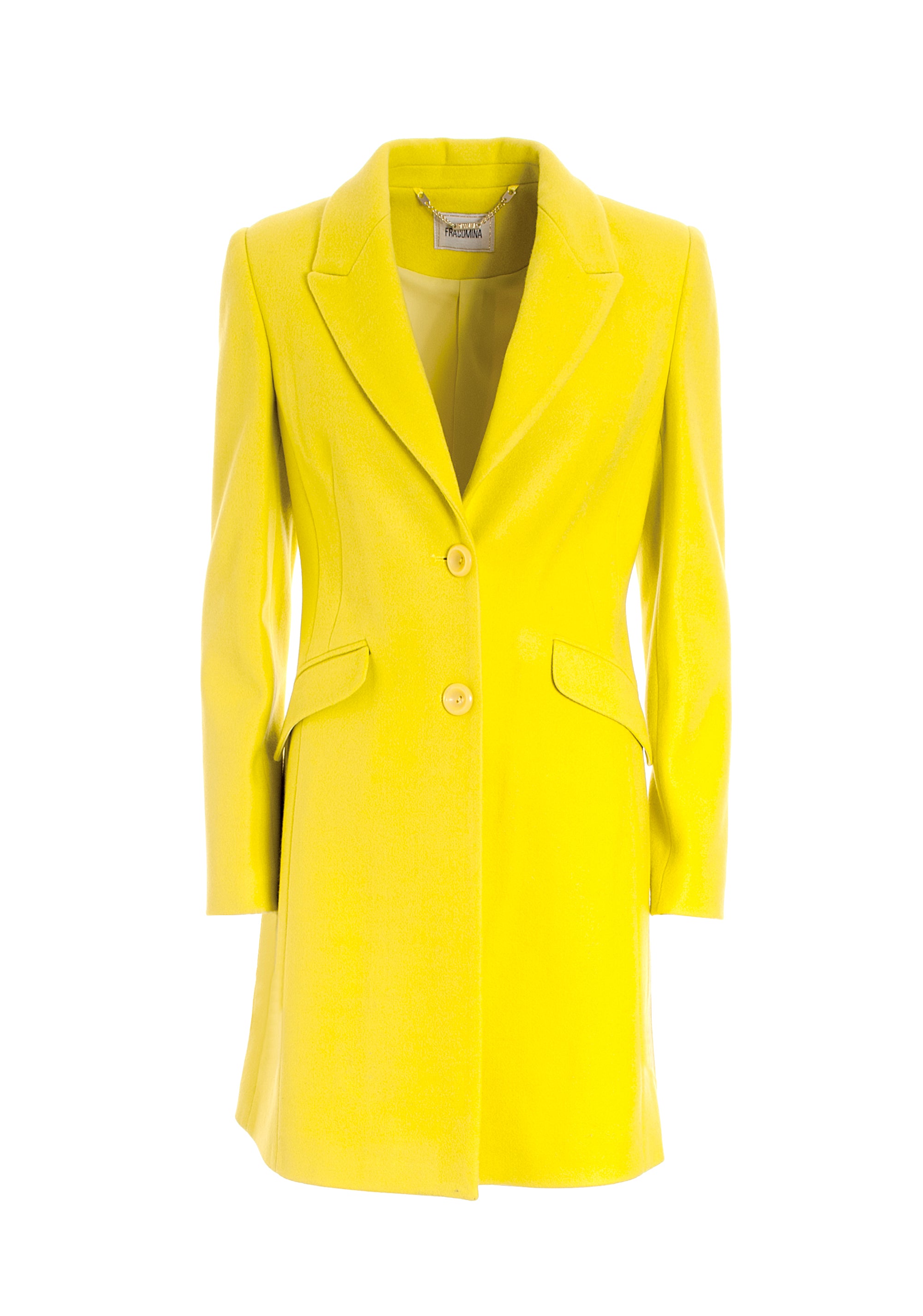 Cappotto slim midi in panno-FRACOMINA-FR22WC1012W56201-596-FA-XS