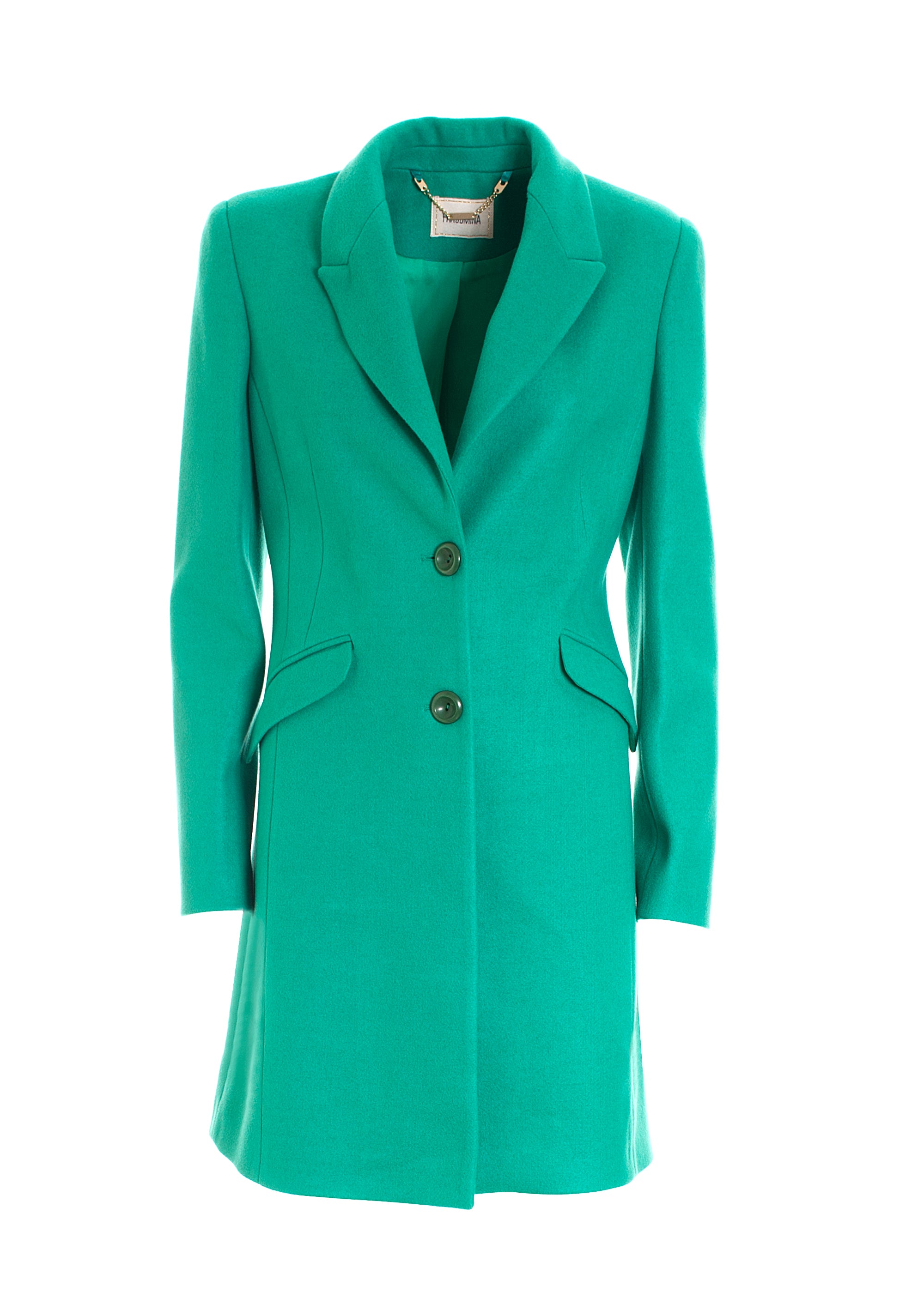 Cappotto slim midi in panno-FRACOMINA-FR22WC1012W56201-L22-FA-XS