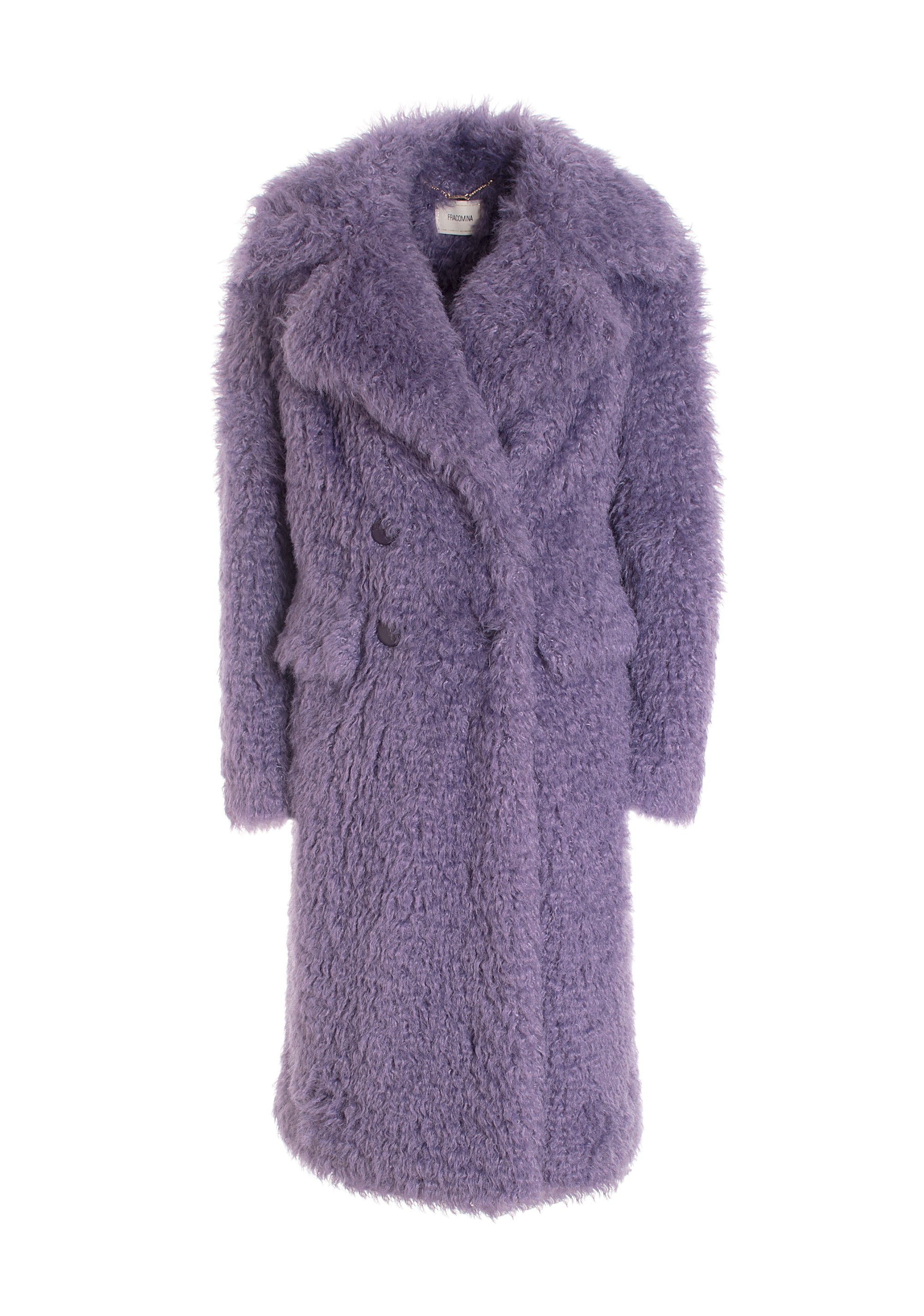 Cappotto regular midi in eco pelliccia-FRACOMINA-FR22WC4004W54901-I89-FA-XS