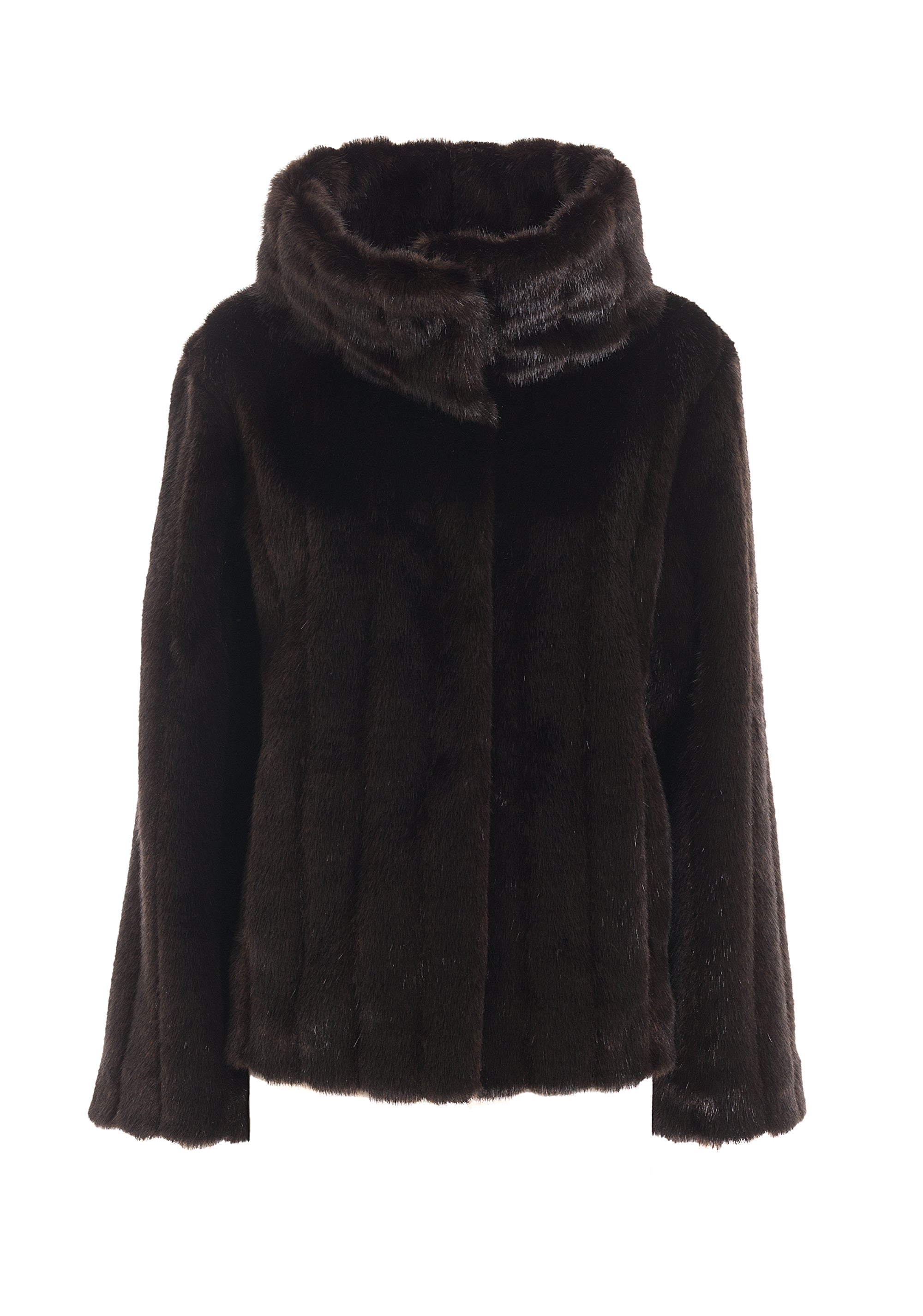 Giacca regular in eco pelliccia-FRACOMINA-FR22WC4006W56001-091-FA-XS