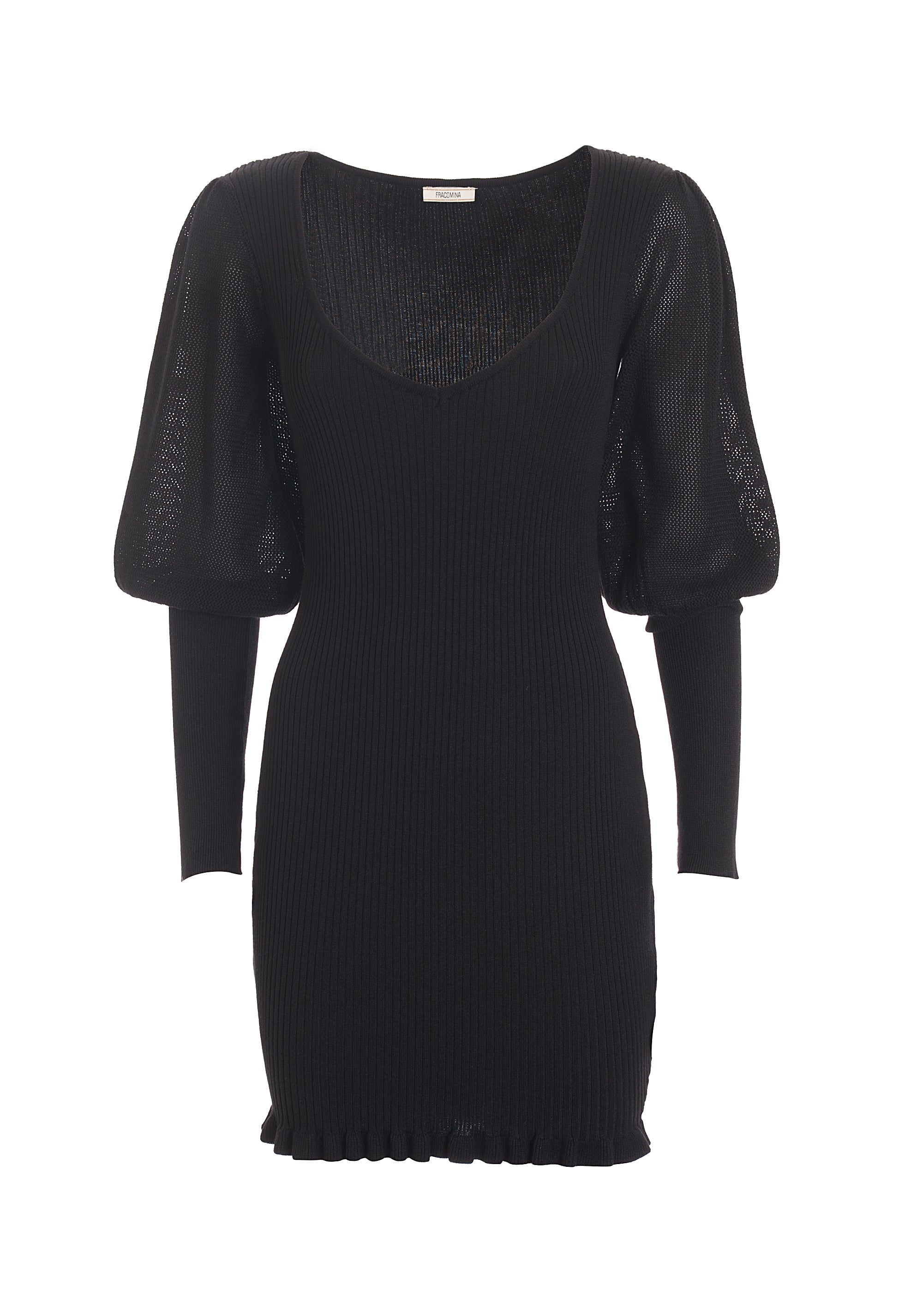 Abito slim mini in maglia-FRACOMINA-FR22WD5001K42101-053-FA-XS