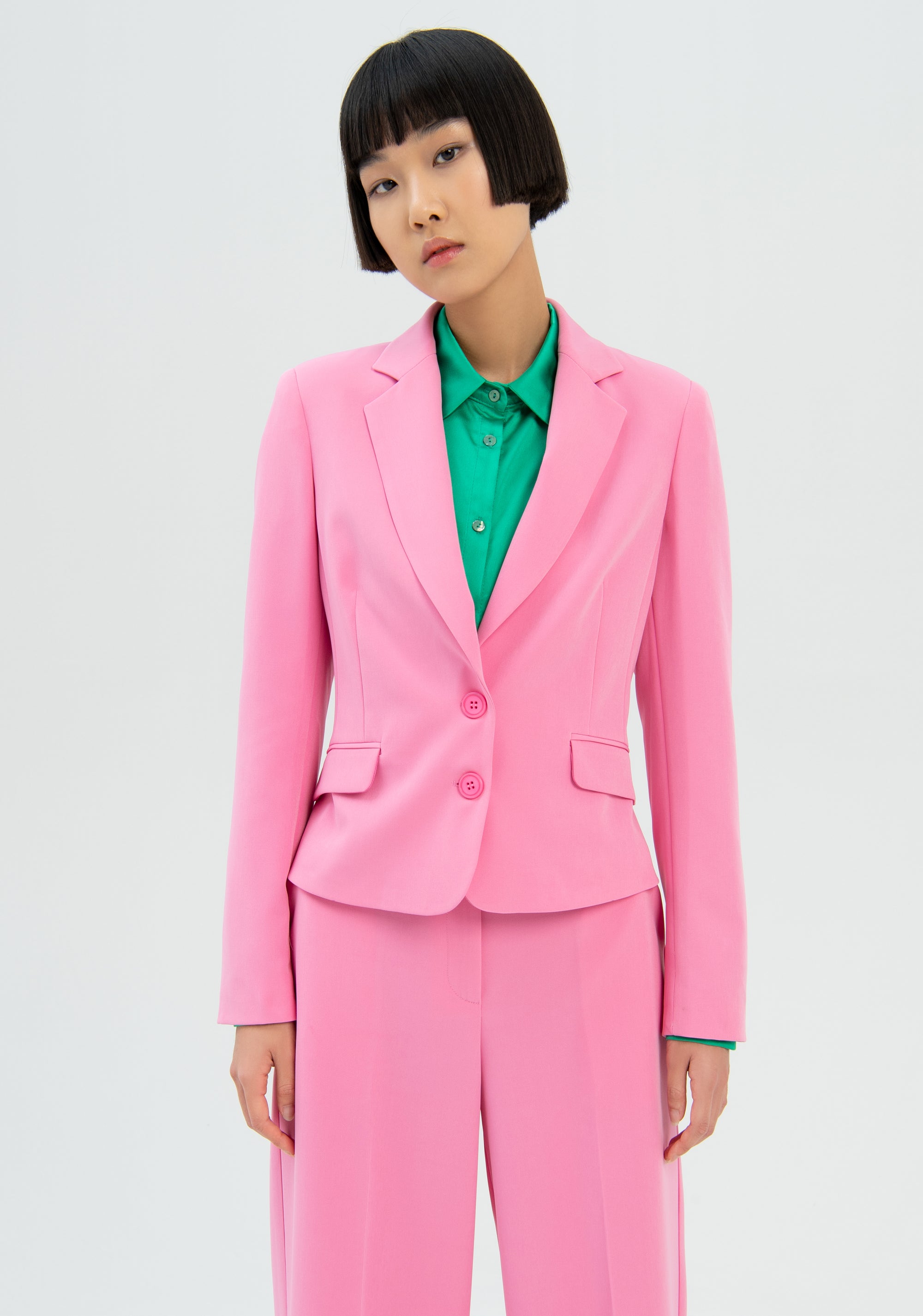 Blazer regular mono petto in tessuto tecnico-FRACOMINA-FR22WJ2001W42901-226-FA-XS