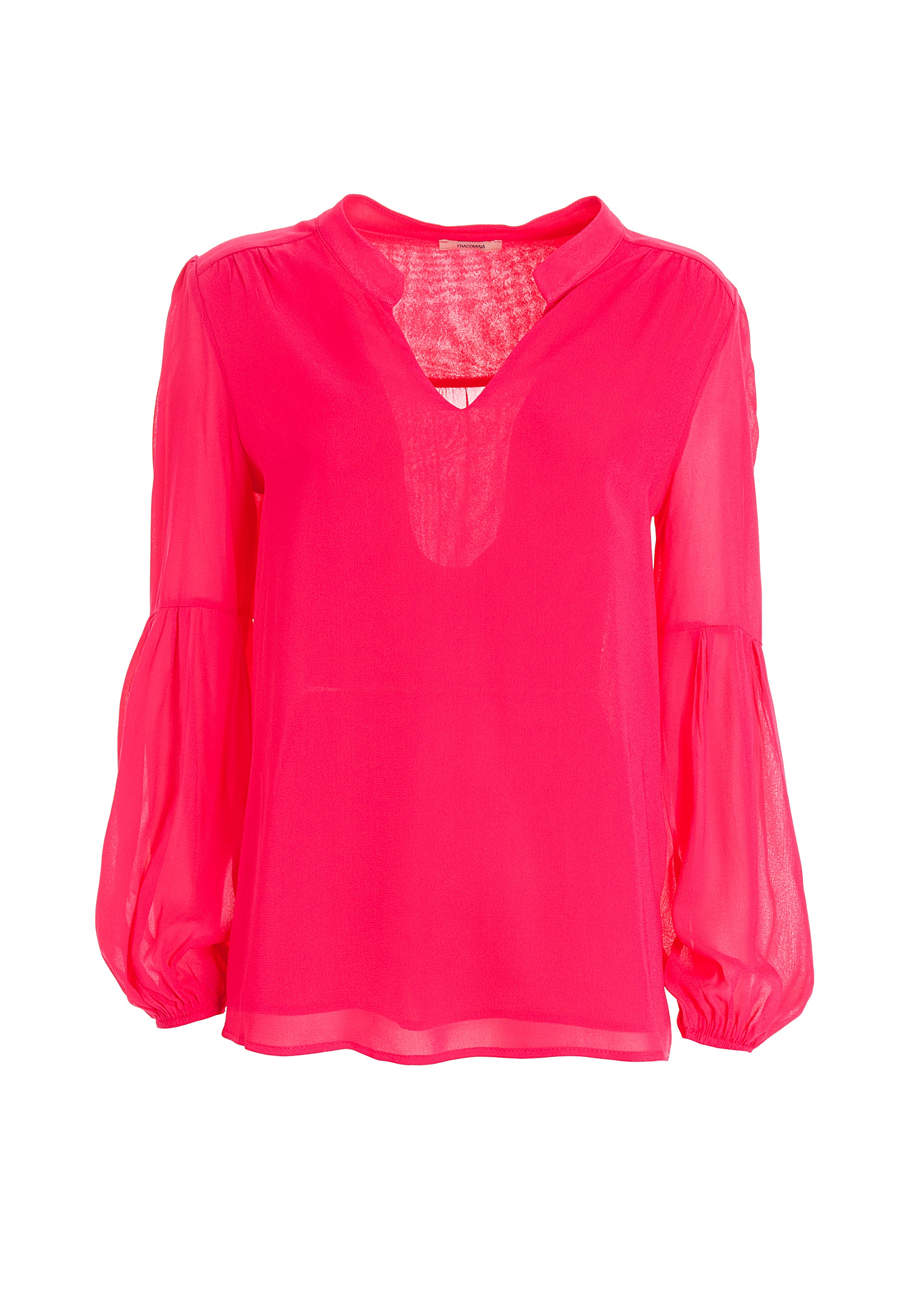 Blusa linea ad A in viscosa fluida-FRACOMINA-FR22WT1010W42801-101-FA-XS