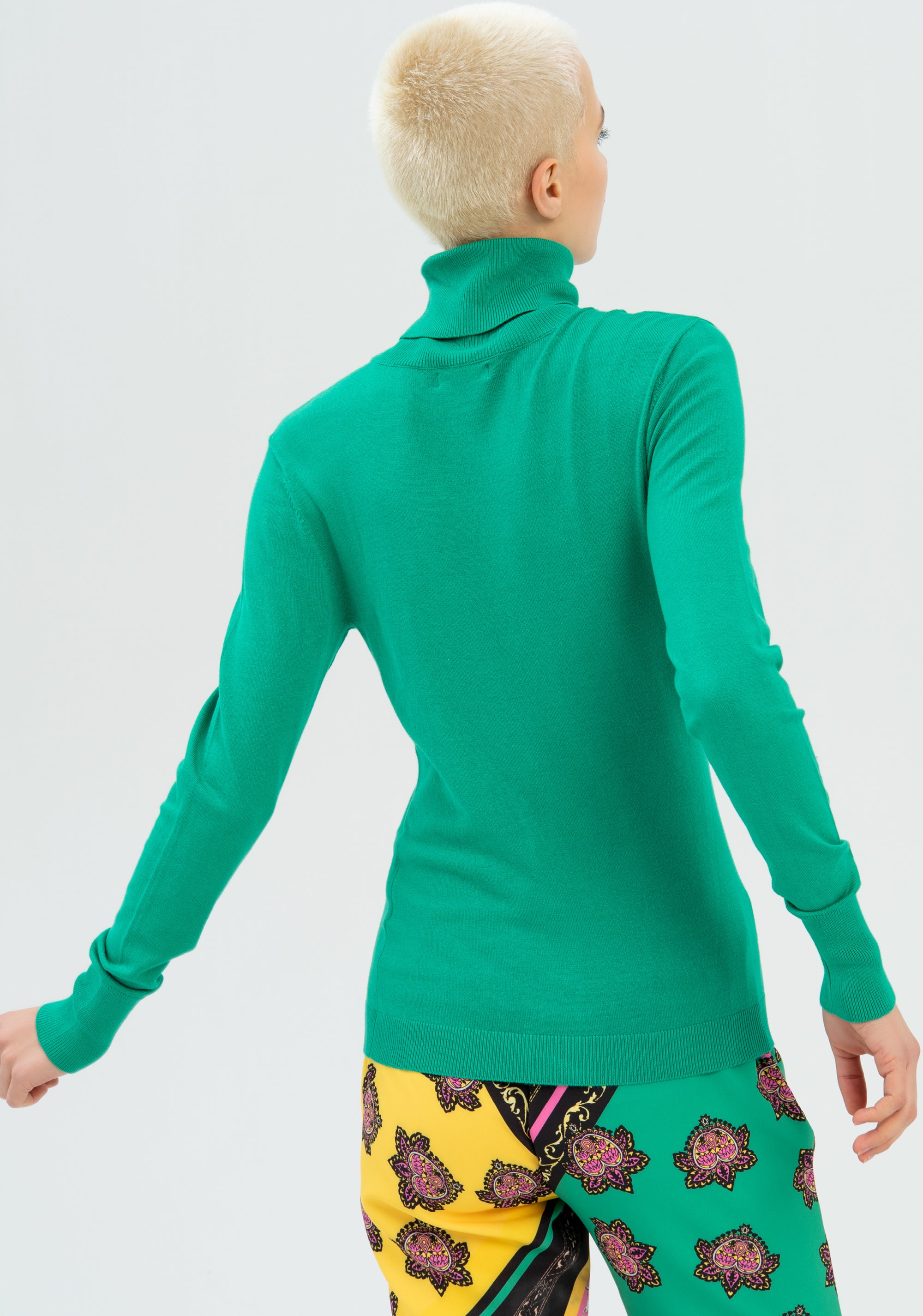 Maglia slim con collo alto-FRACOMINA-FR22WT7001K42101-L22-FA-XS