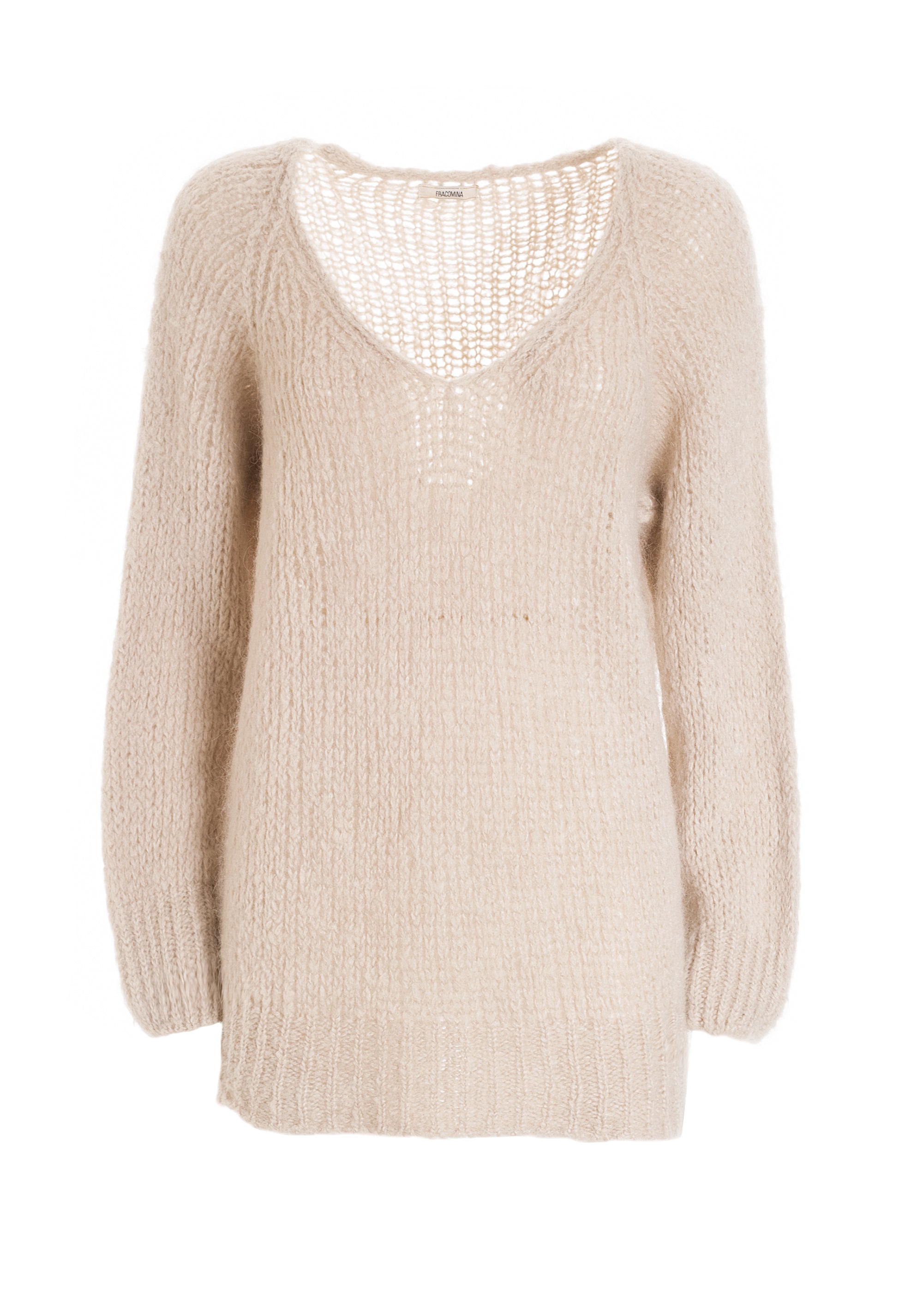 Maglia ampia con mohair-FRACOMINA-FR22WT7048K495F8-L20-FA-XS