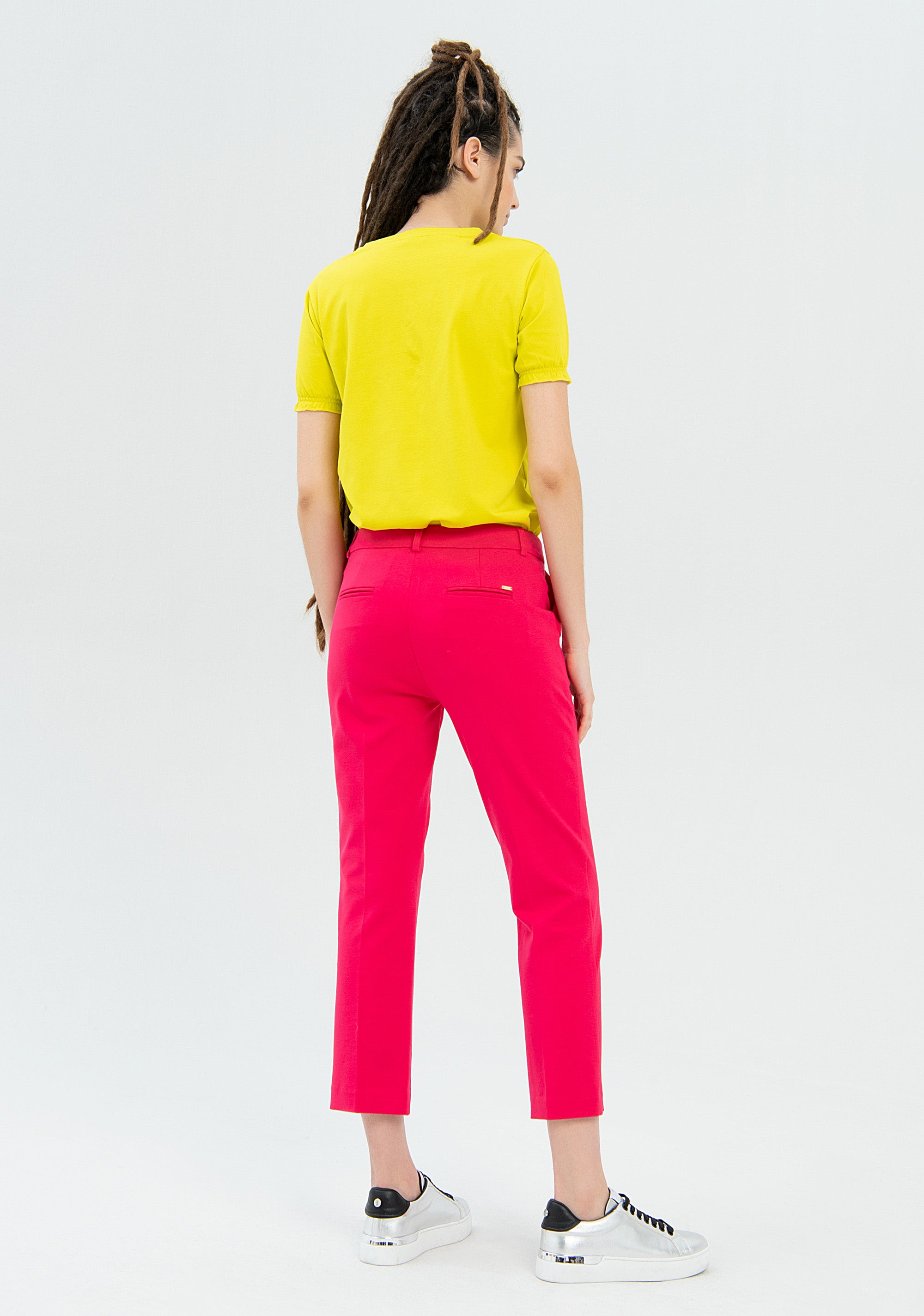 Pantalone chino regular in tessuto tecnico-FRACOMINA-FR22WV4012W49701-093-FP-36