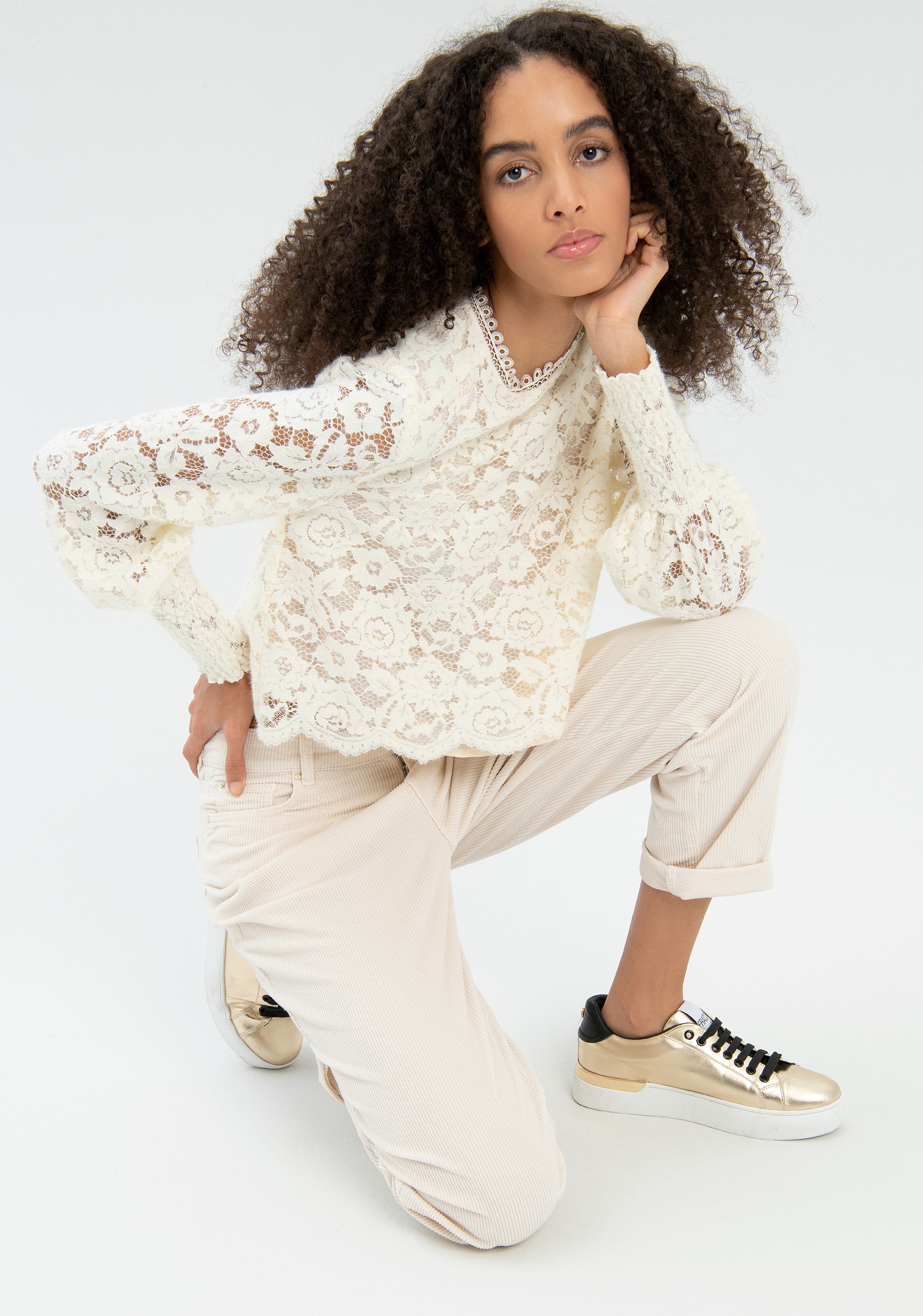 Pantalone carrot in velluto mille righe-FRACOMINA-FR22WVD003W56901-108-JN-24