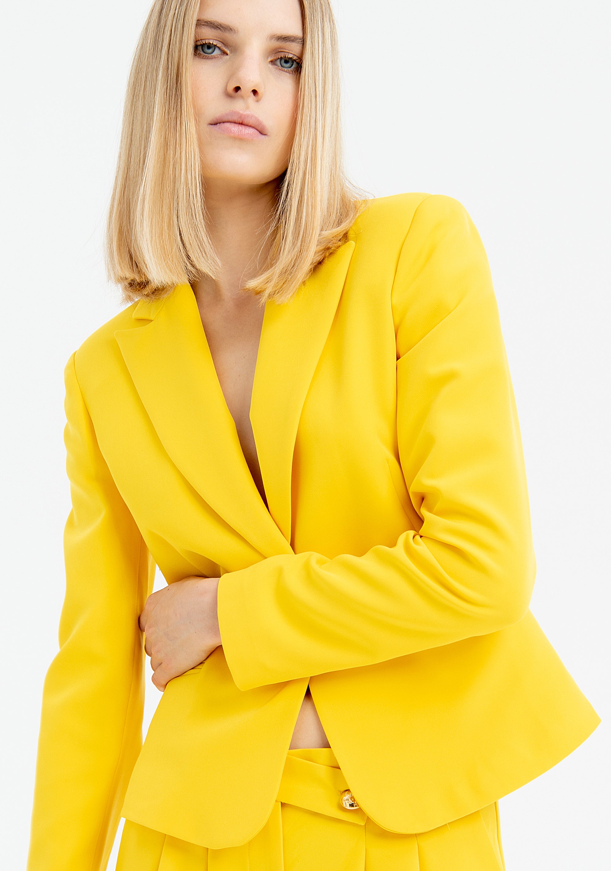 Blazer slim monopetto