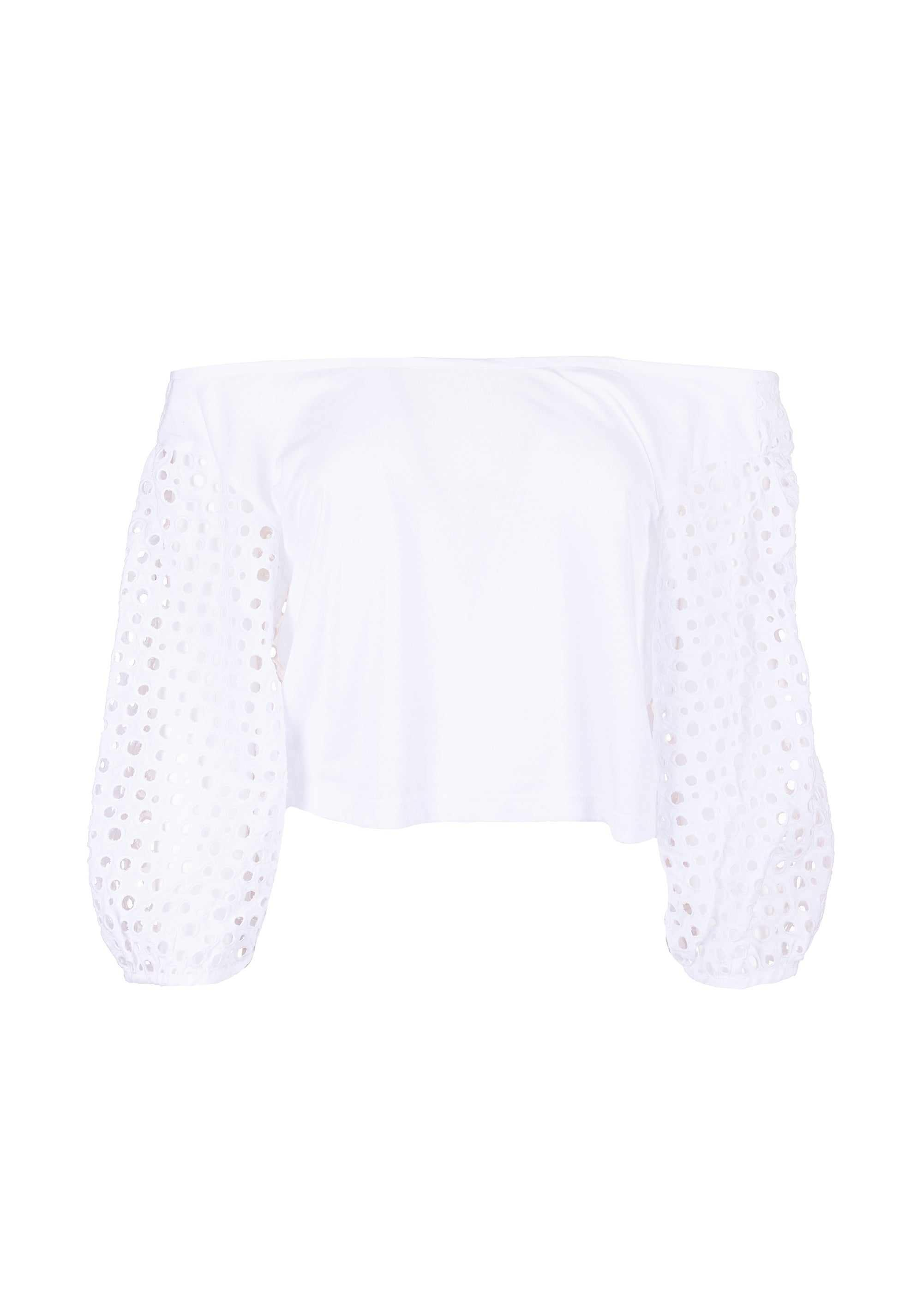 Top crepped in cotone