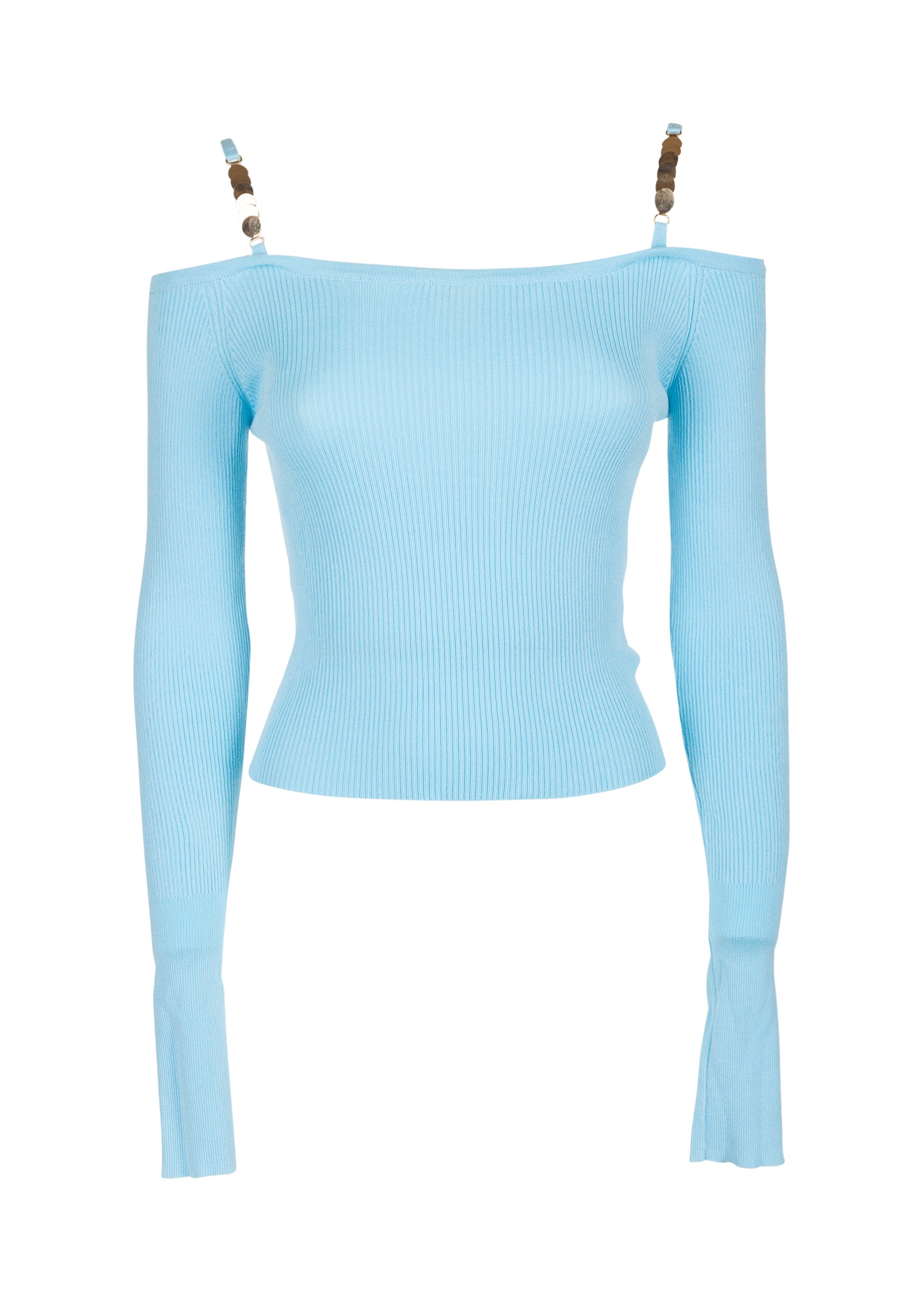 Maglia slim a costine