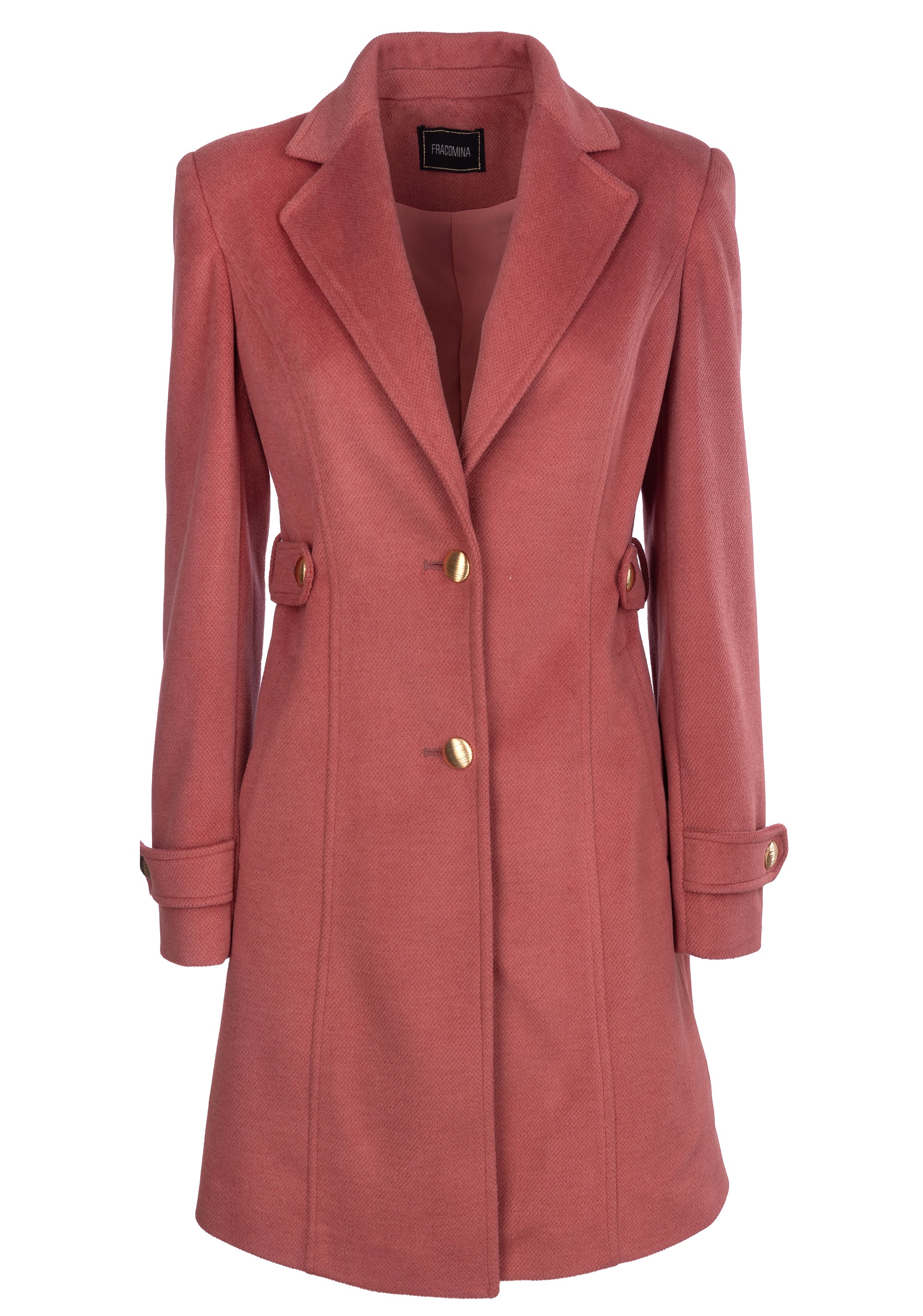 Cappotto slim in fustagno