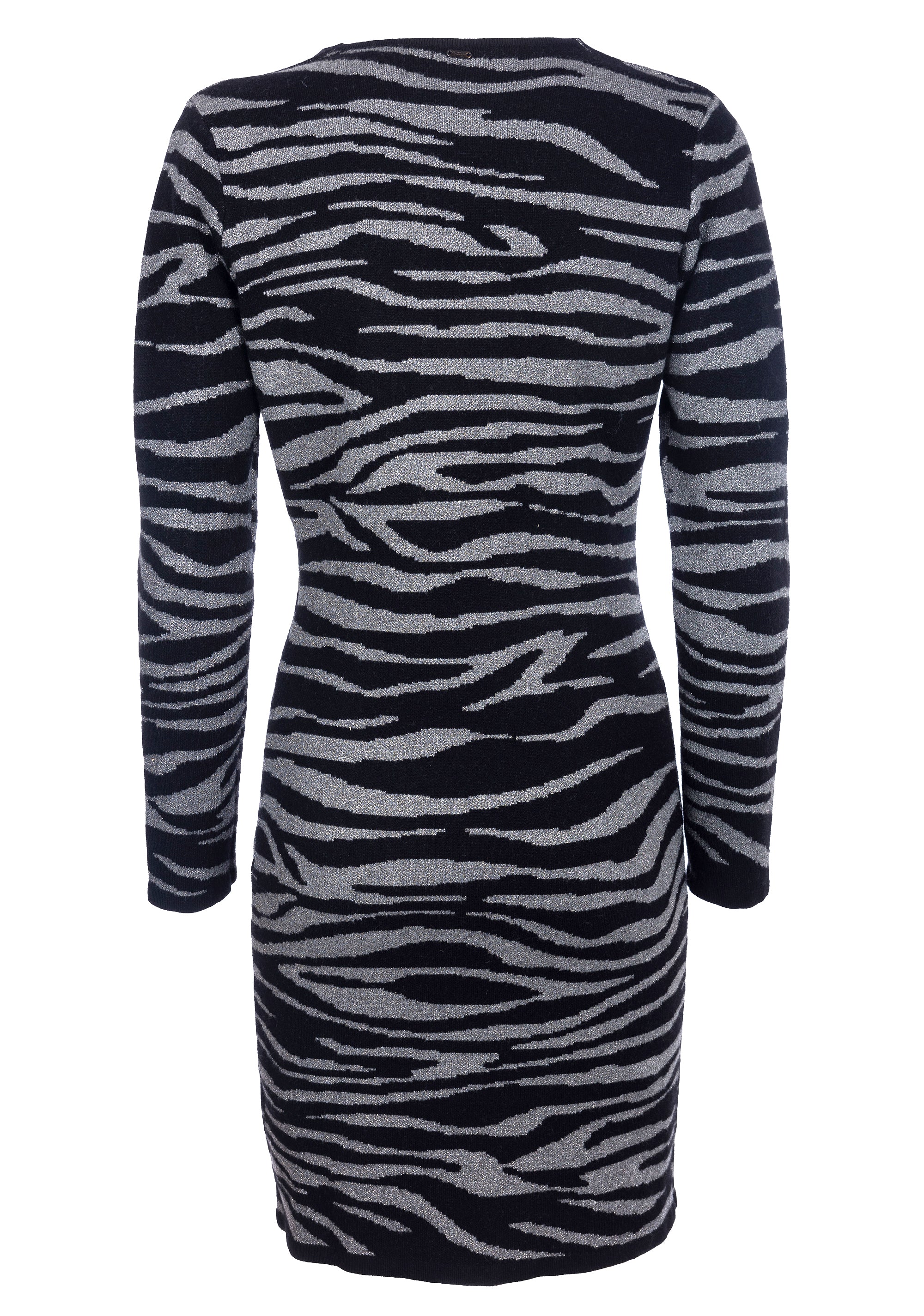 Abito slim mini in jacquard animalier-FRACOMINA-FS22WD5011K499F8-580-FA-XS