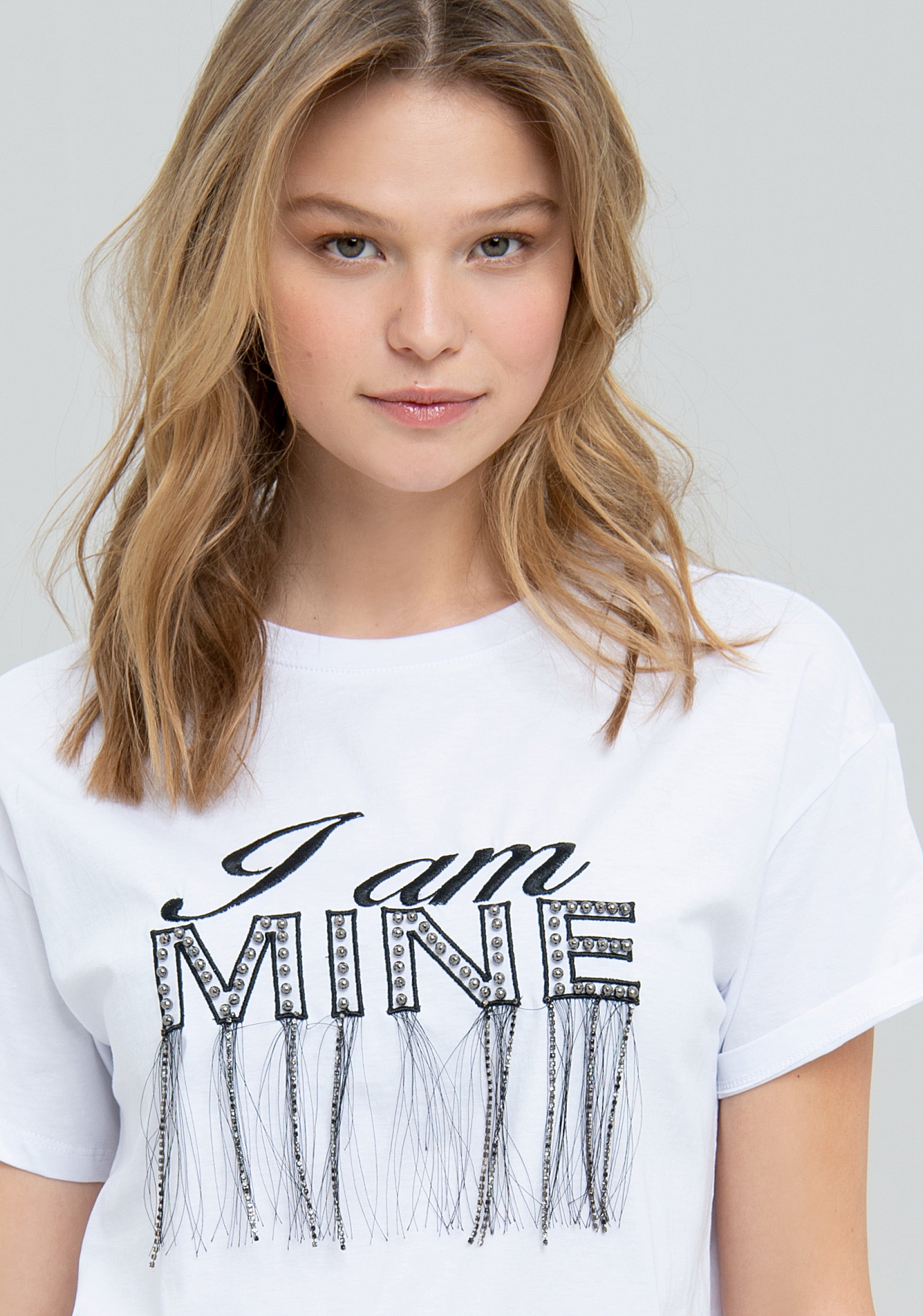 T-shirt regular in jersey di cotone