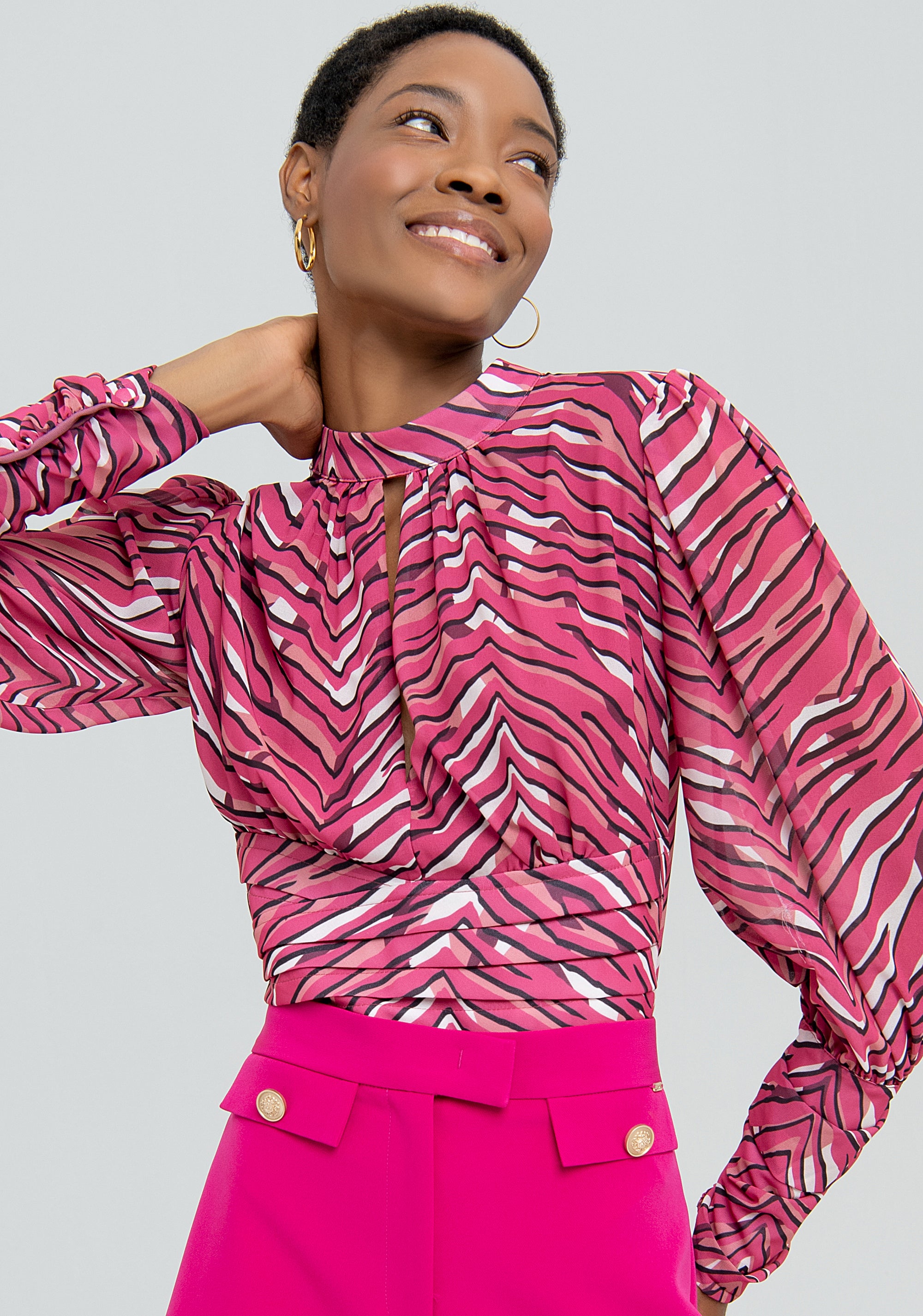 Body regular in georgette