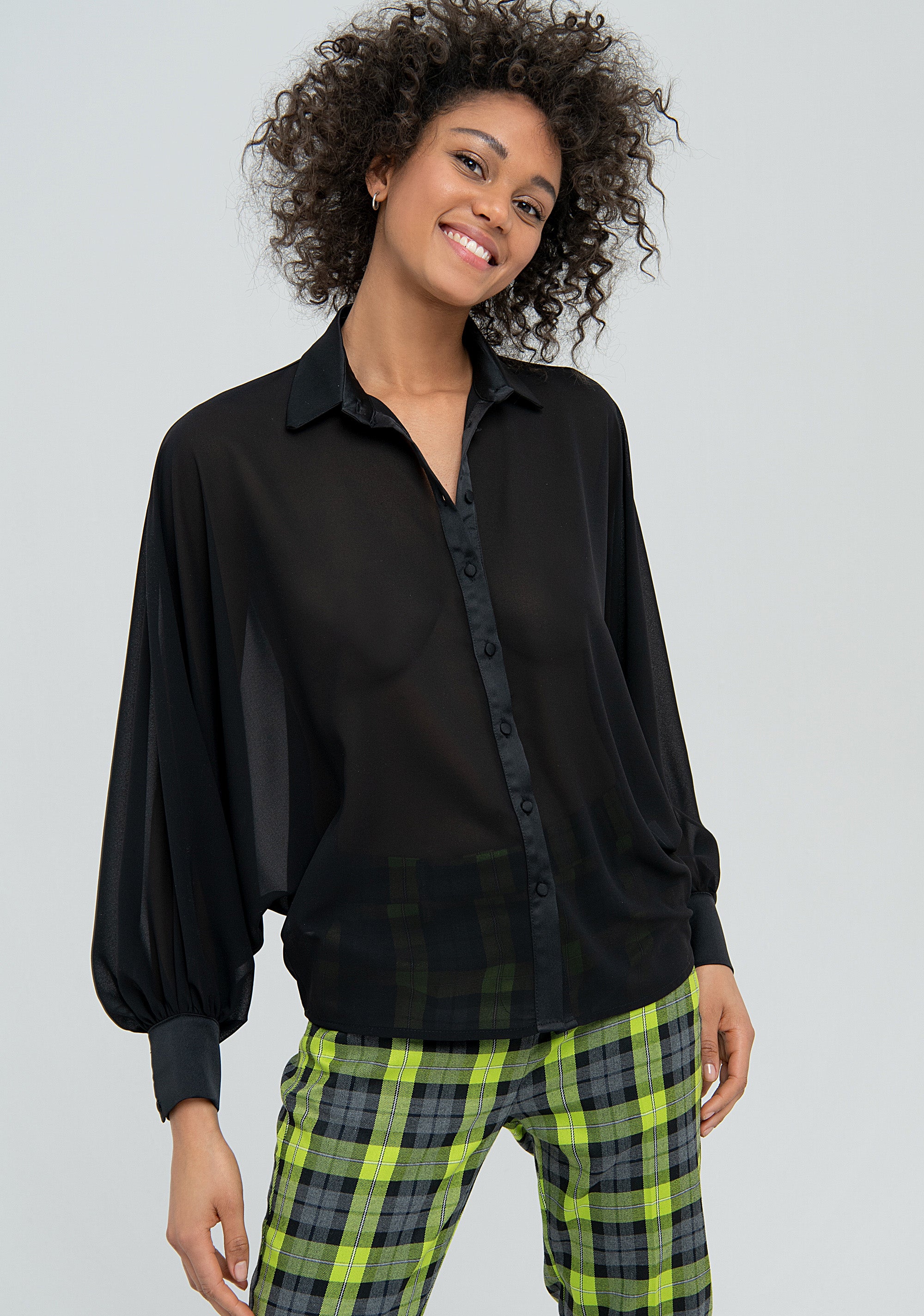 Camicia over in georgette-FRACOMINA-FS22WT6002W41201-053-FA-XS