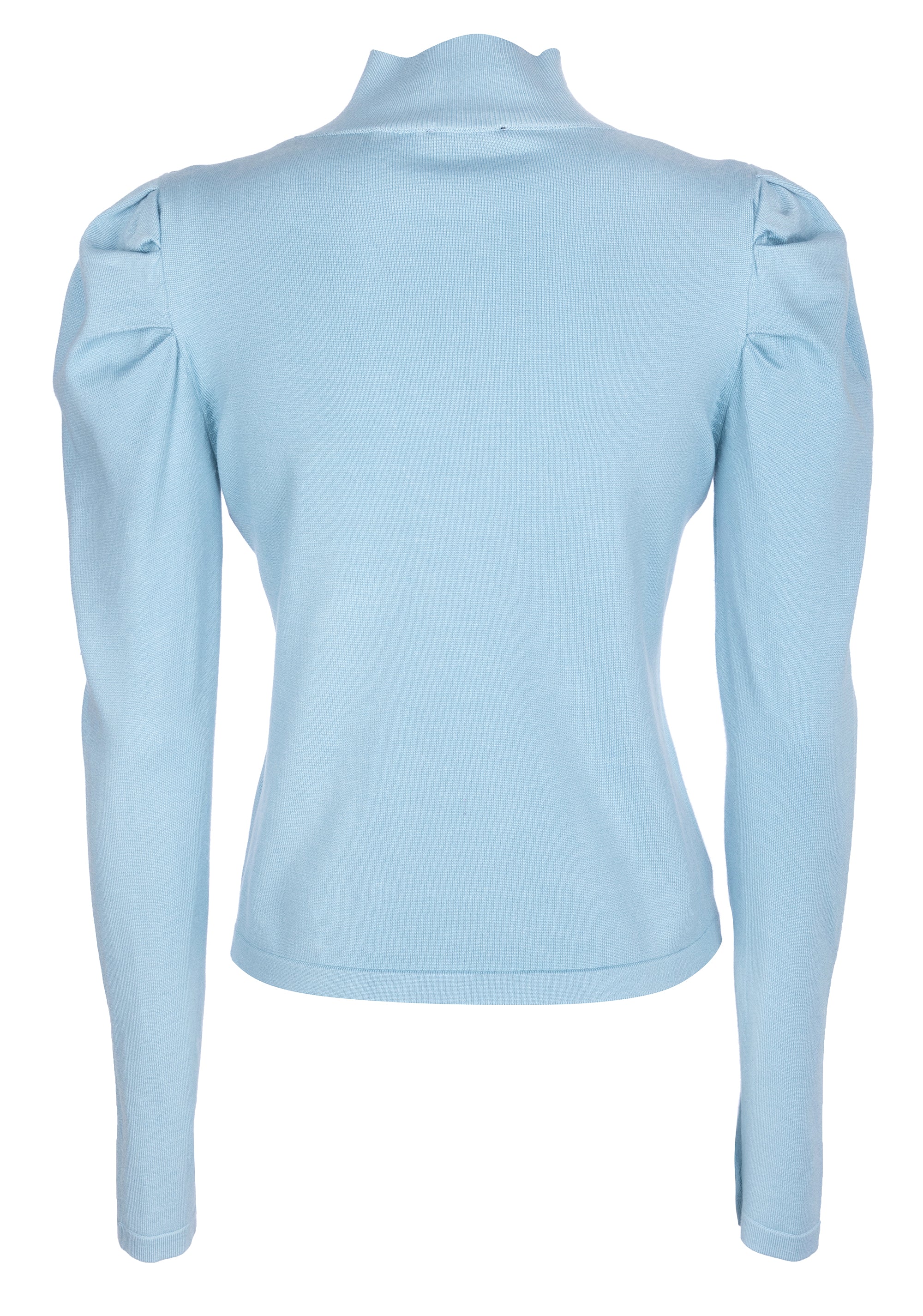 Maglia regular con maniche lunghe a sbuffo