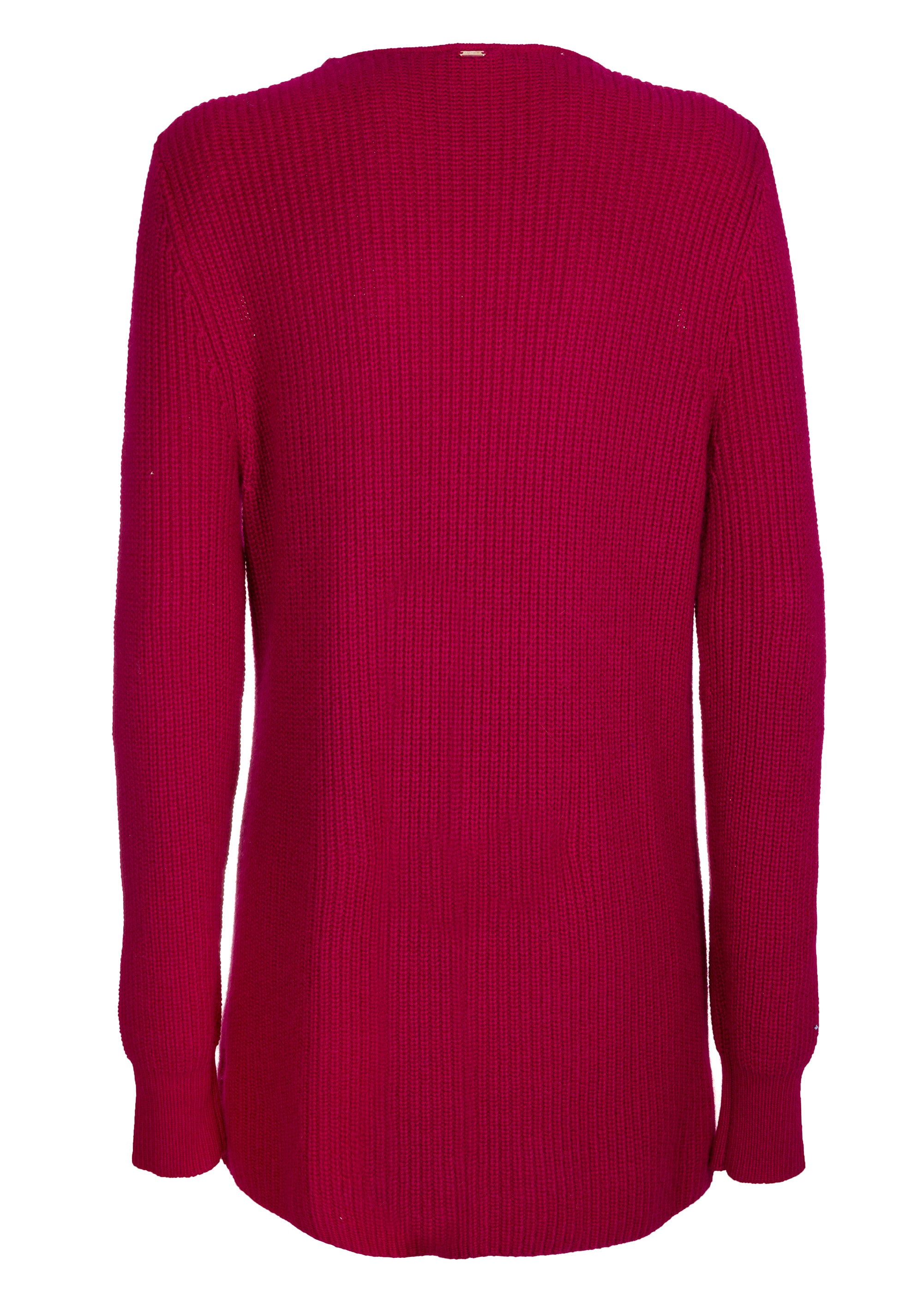 Cardigan regular lungo con inserti in pizzo
