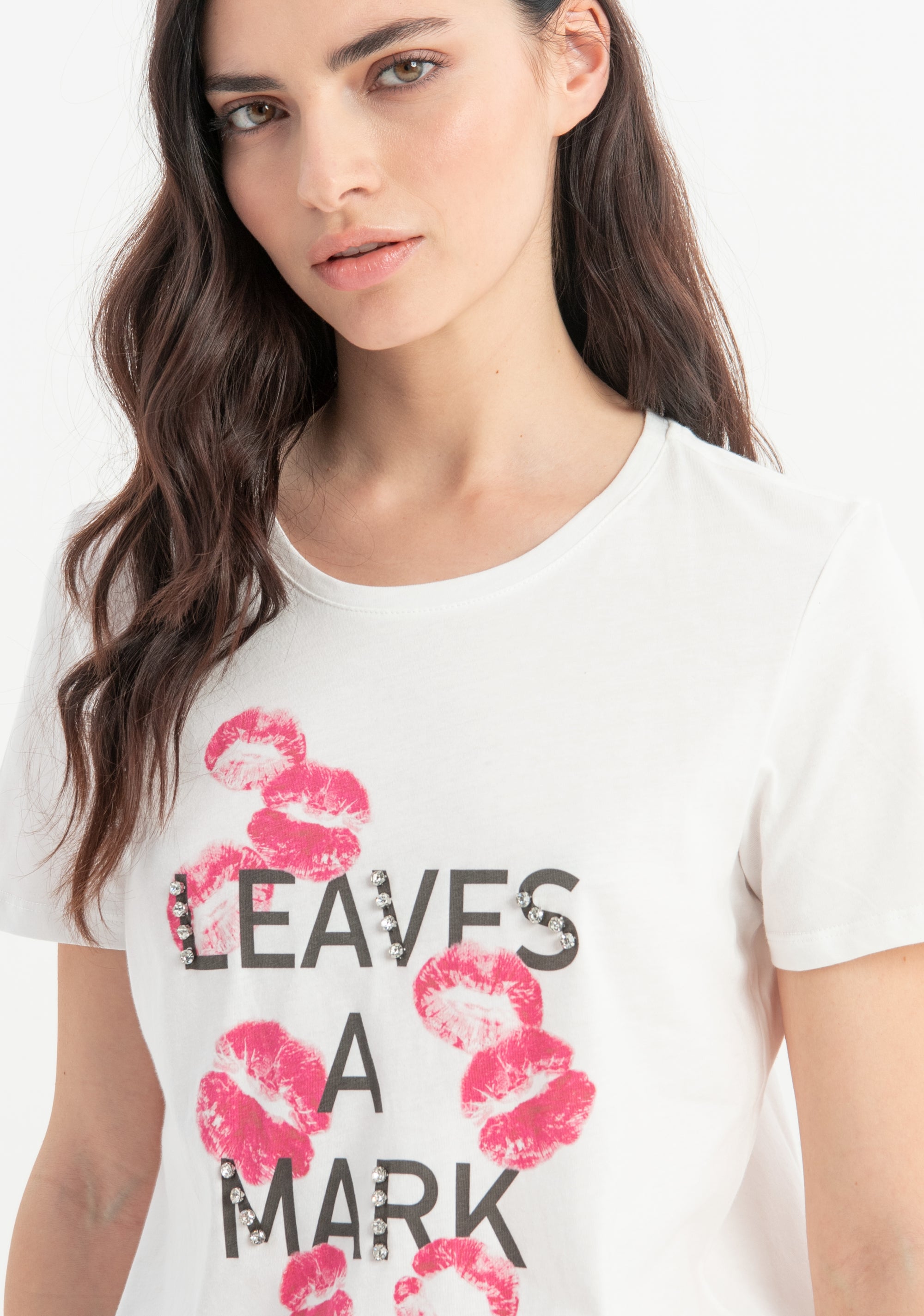 T-shirt regular in jersey di cotone