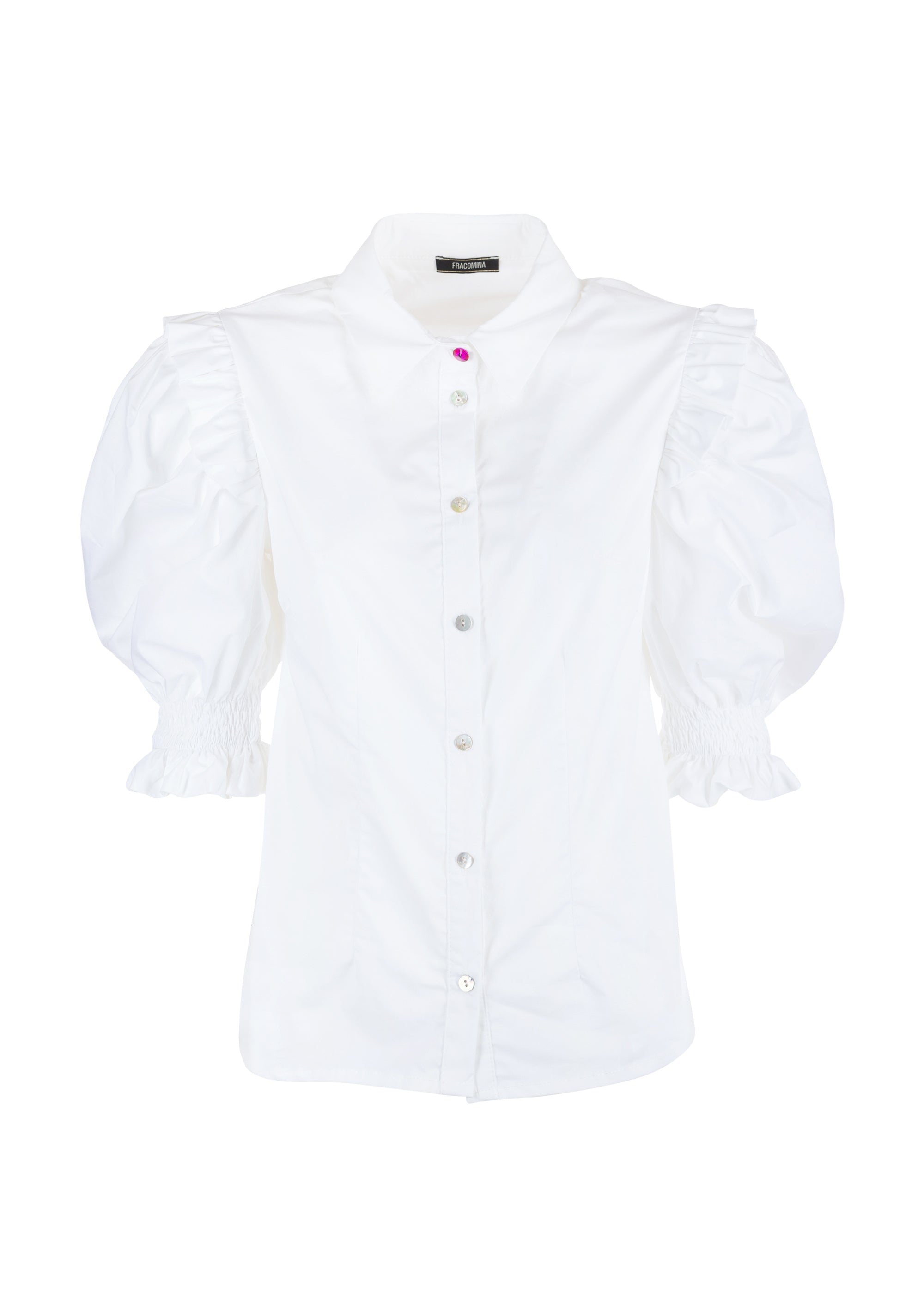 Camicia regular in popeline