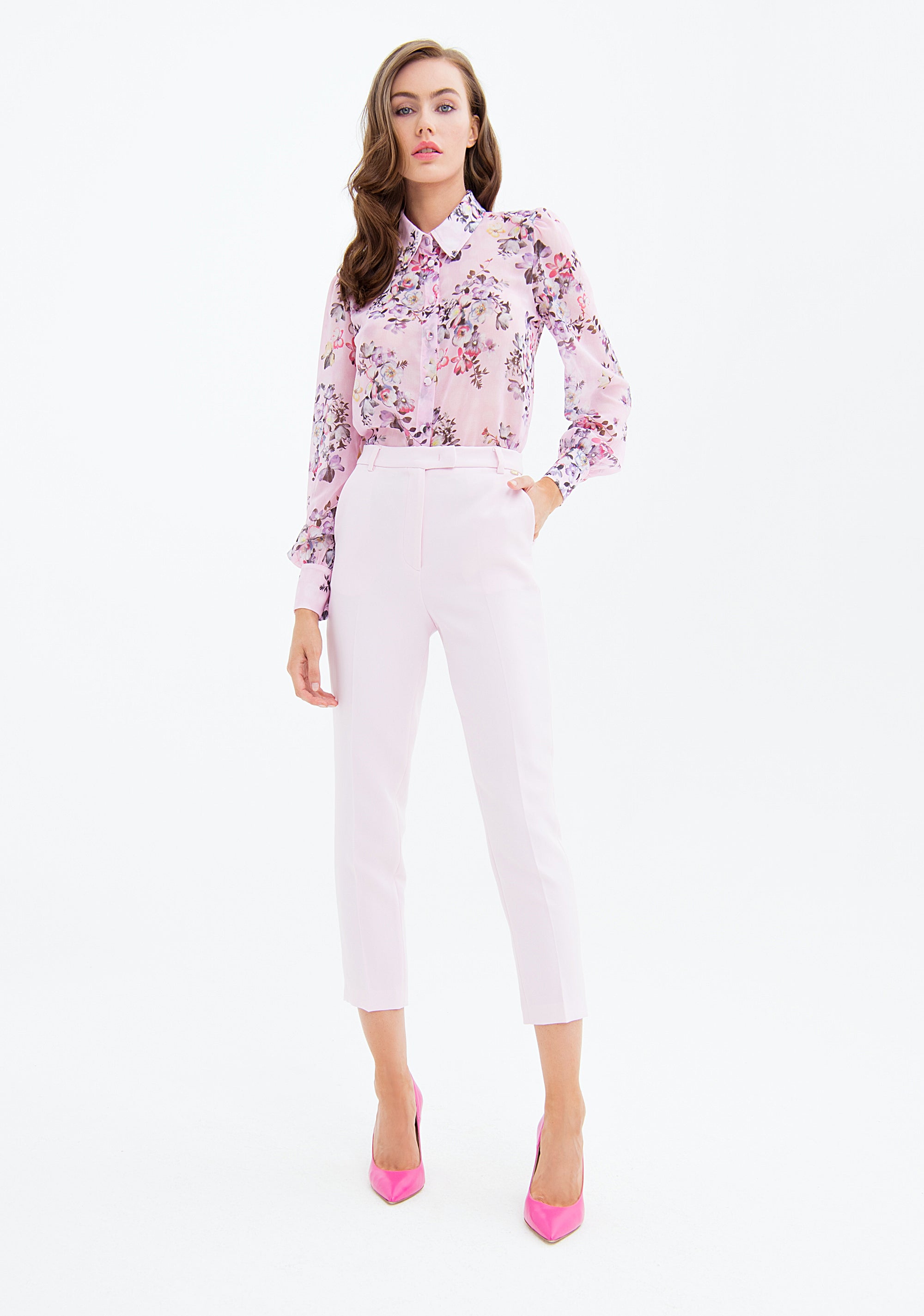 Pantalone slim in tessuto tecnico