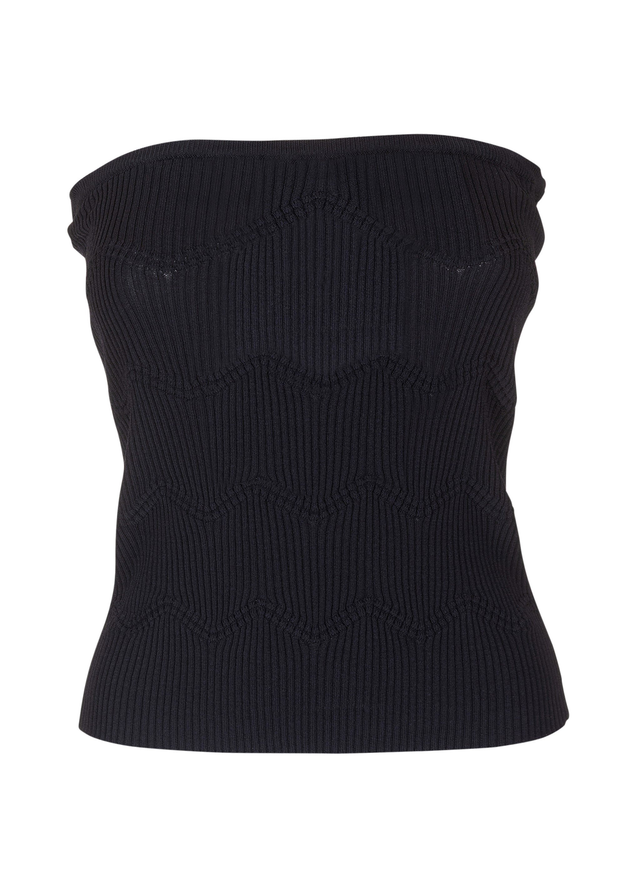 Top senza maniche in maglia