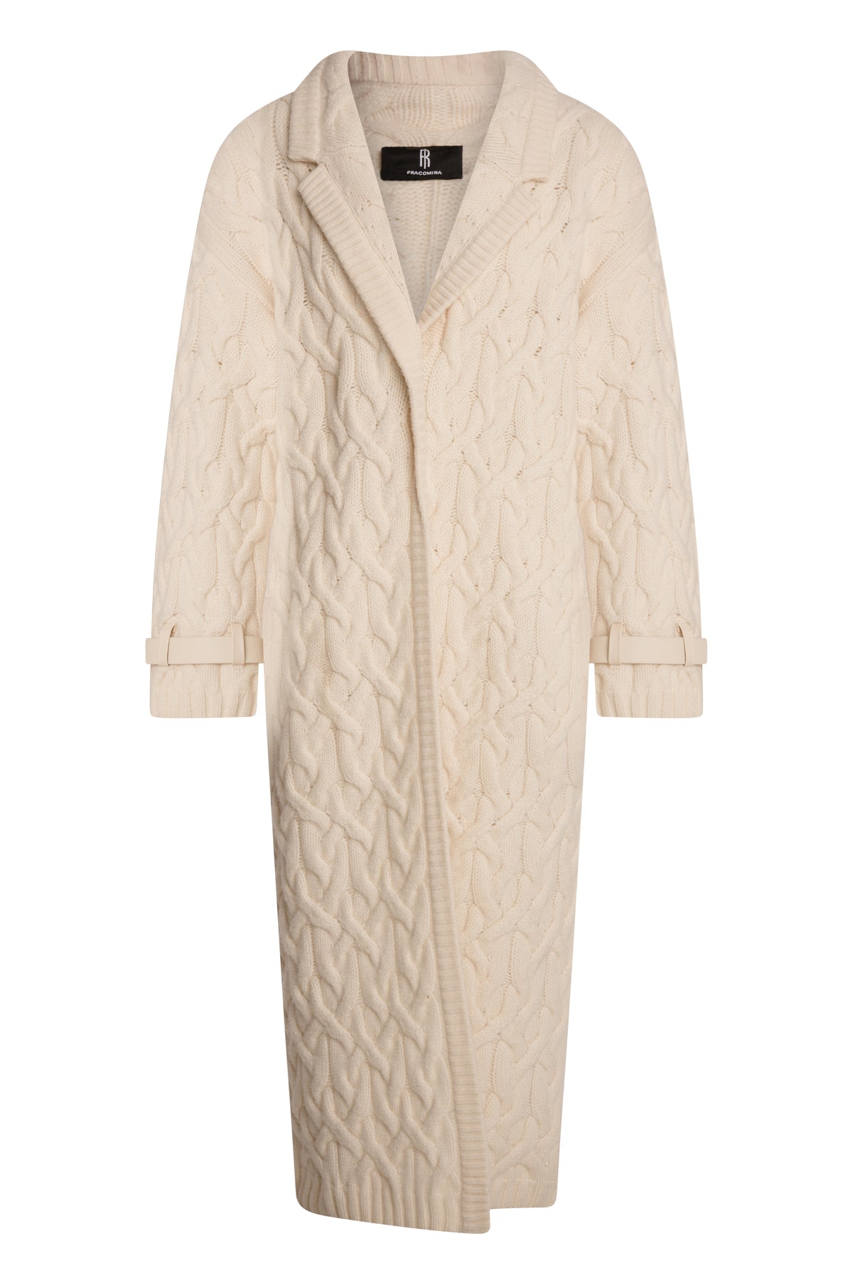 Cappotto regular in maglia in lana merinos B126WC1077K56701 FRACOMINA