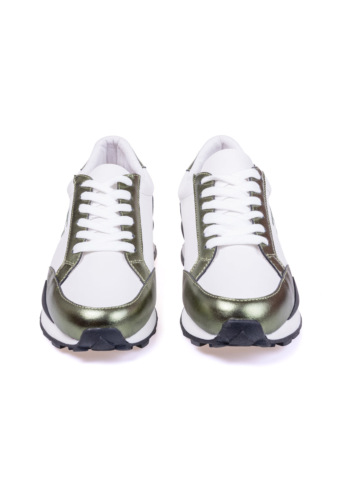 Sneakers con inserti in pelle metallica F723WS6003L412E9 Fracomina