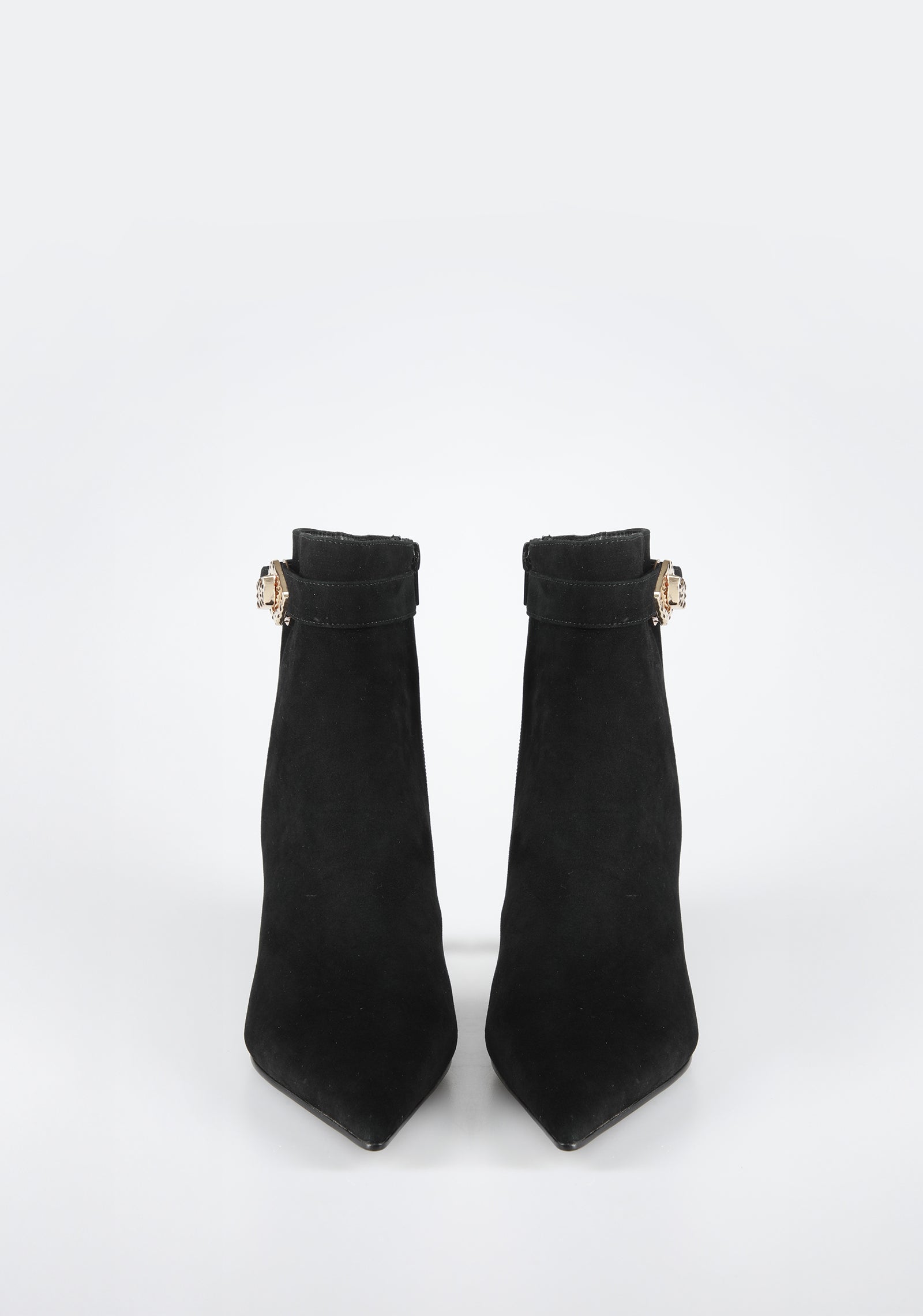 Stivaletto Elegante in Camoscio con Fibbia Gioiello