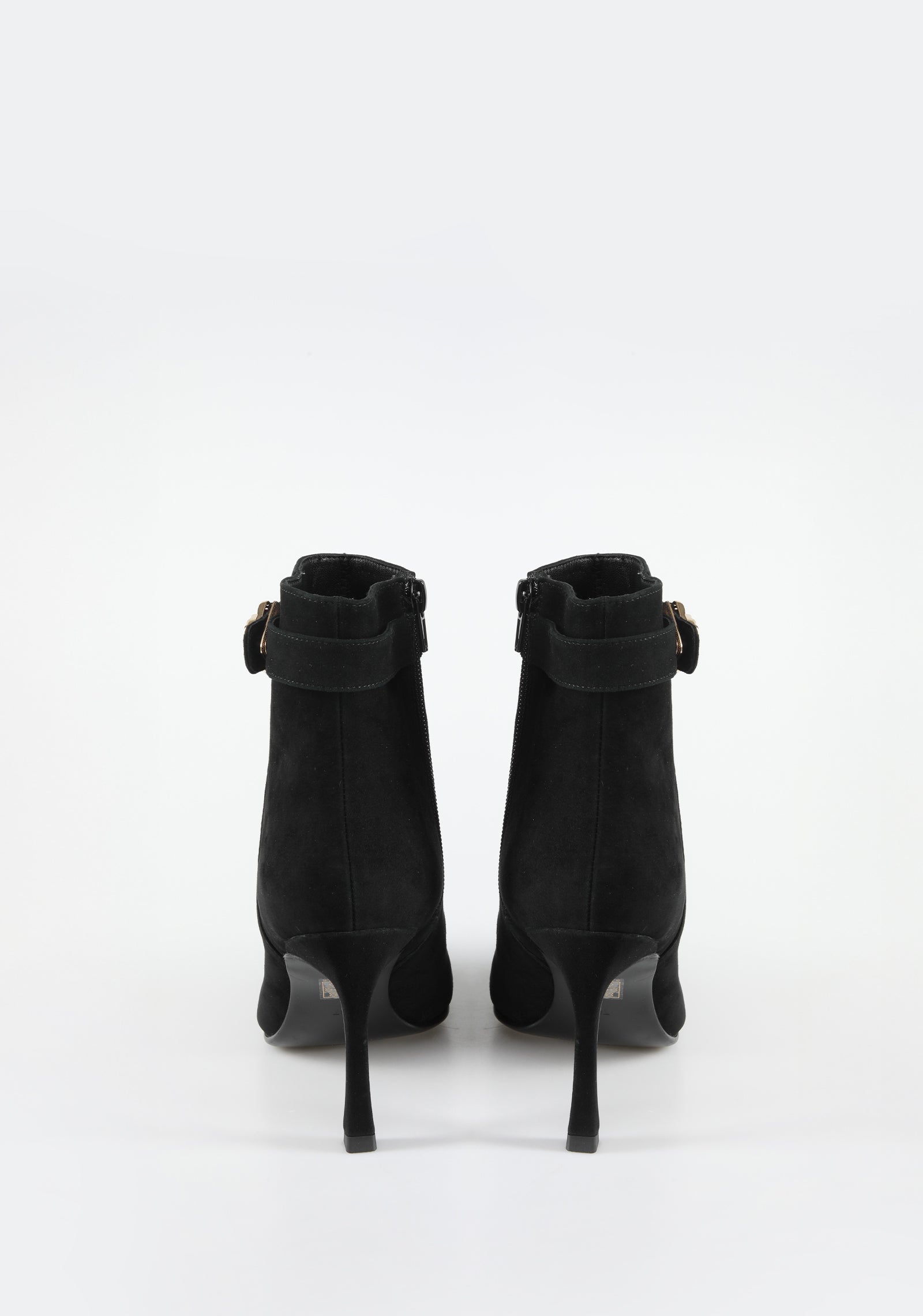 Stivaletto Elegante in Camoscio con Fibbia Gioiello