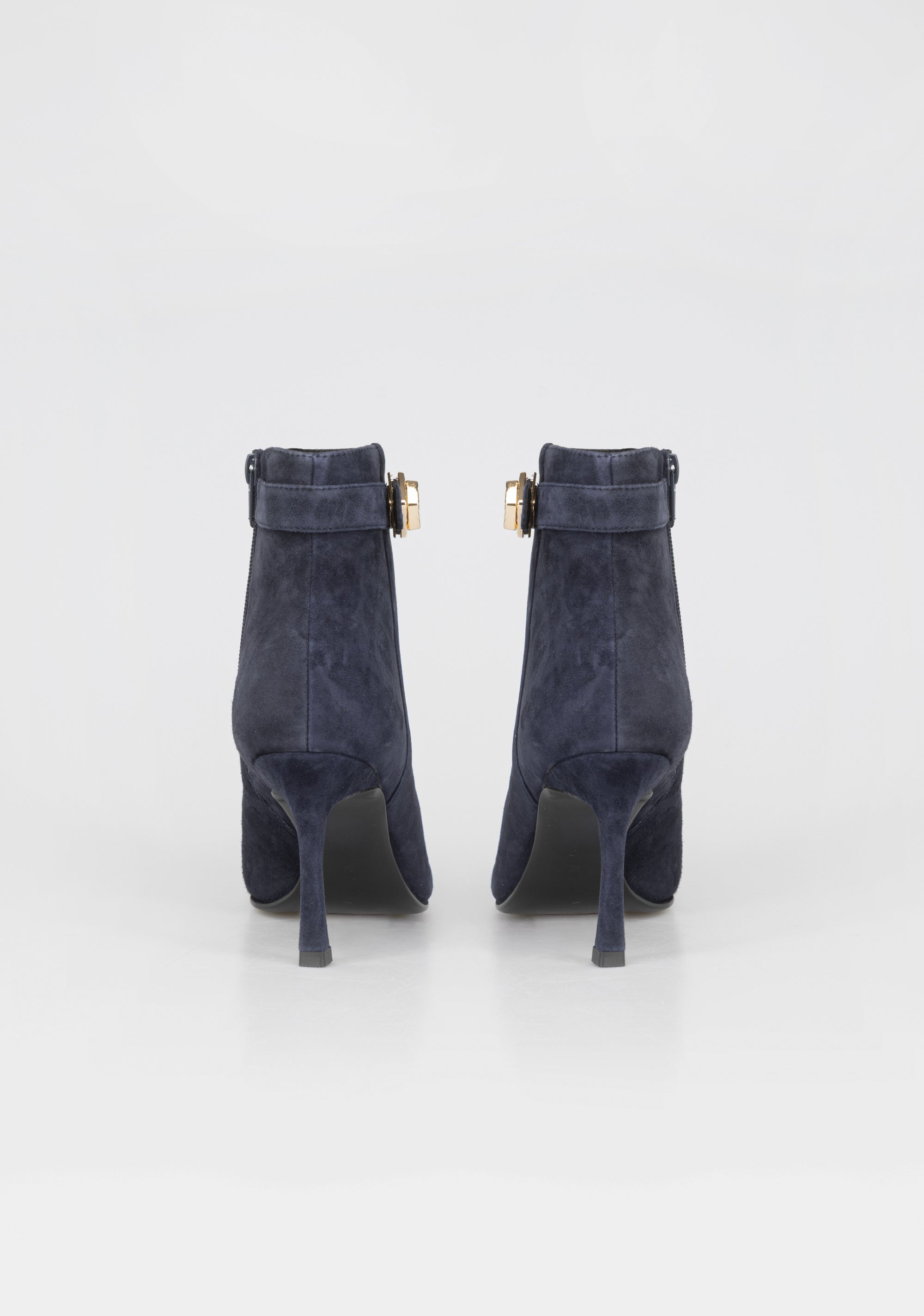 Stivaletto Elegante in Camoscio con Fibbia Gioiello