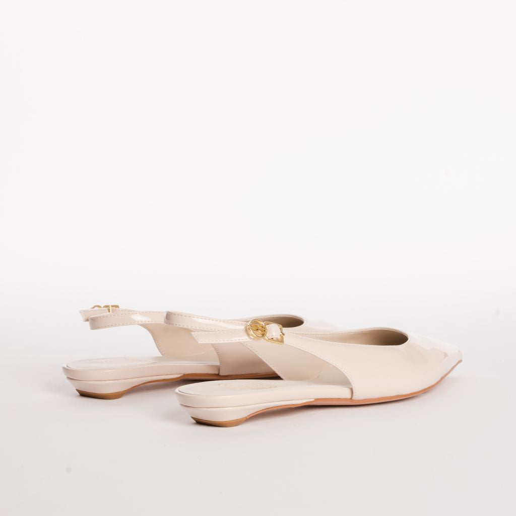 Décolleté Slingback a Punta con Micro-Tacco