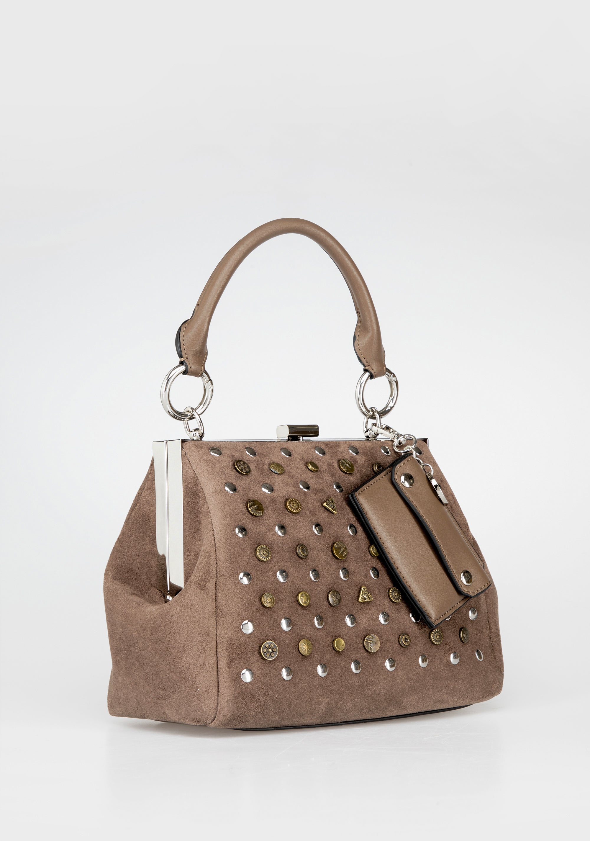 Borsa Elegante con Borchie e Charm