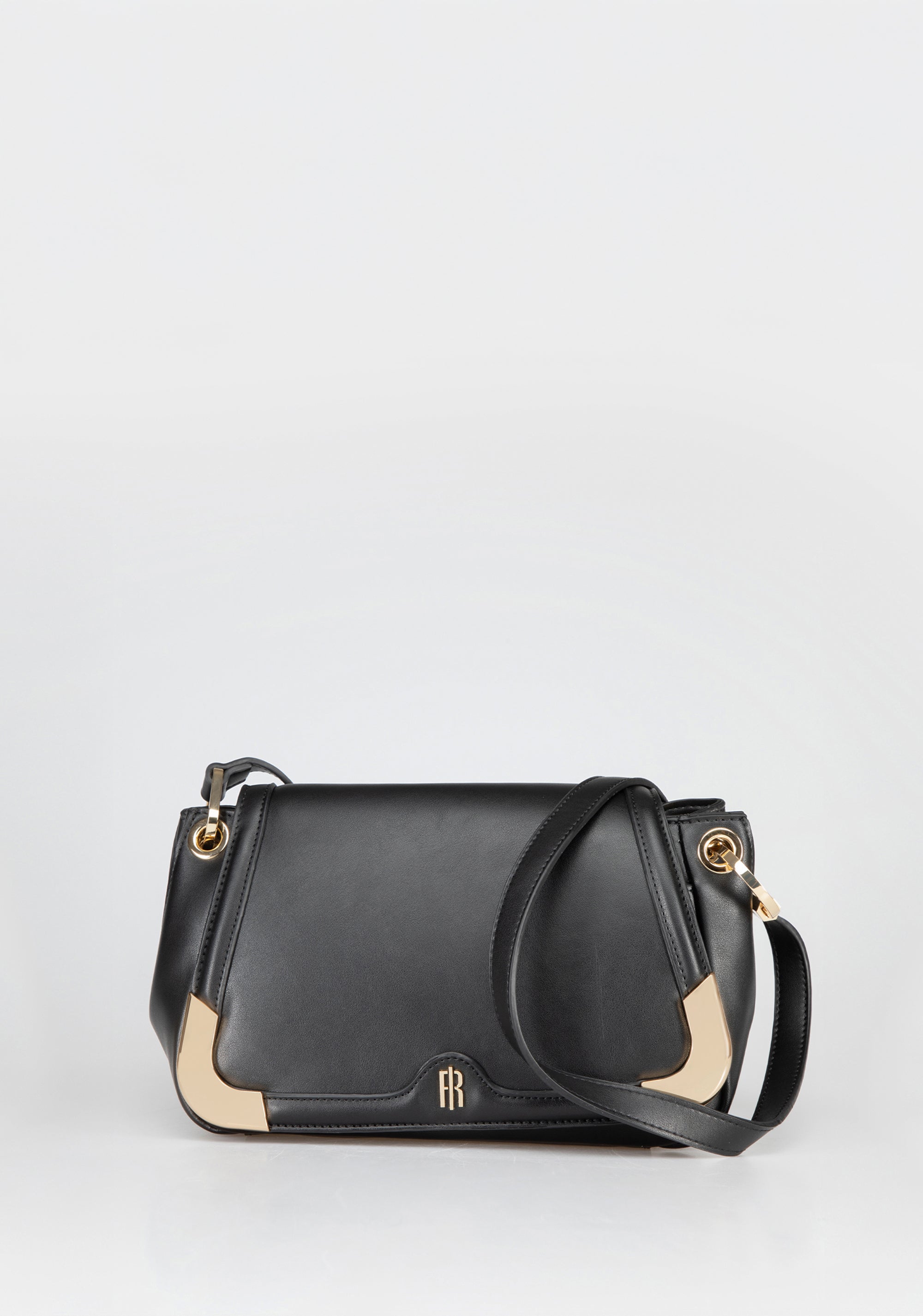 Borsa a Tracolla Elegante con Dettagli Metallici Dorati