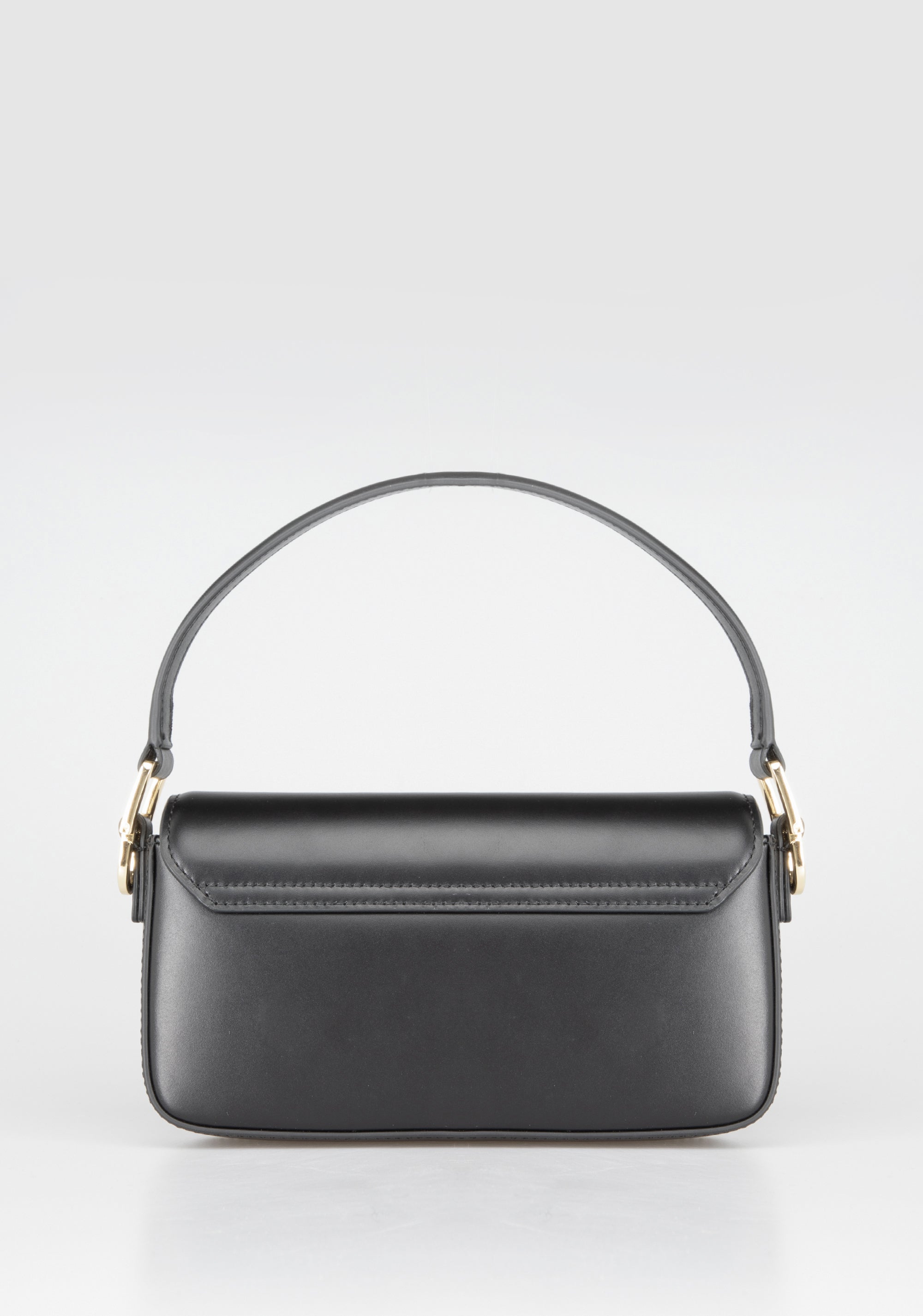 Borsa A Spalla Rettangolare con Logo FR Dorato