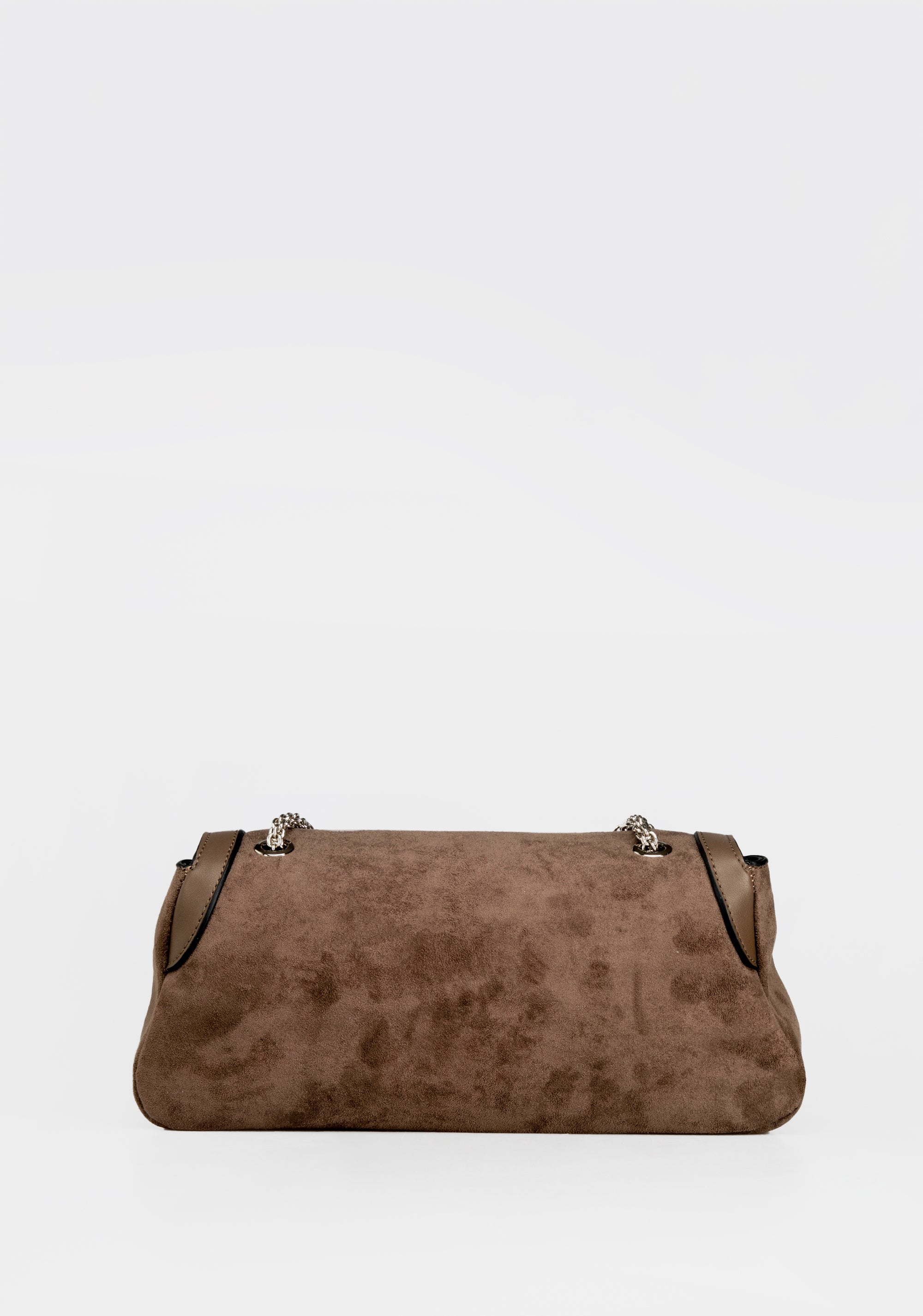 Borsa Clutch Tracolla Minimal con Logo FR Dorato