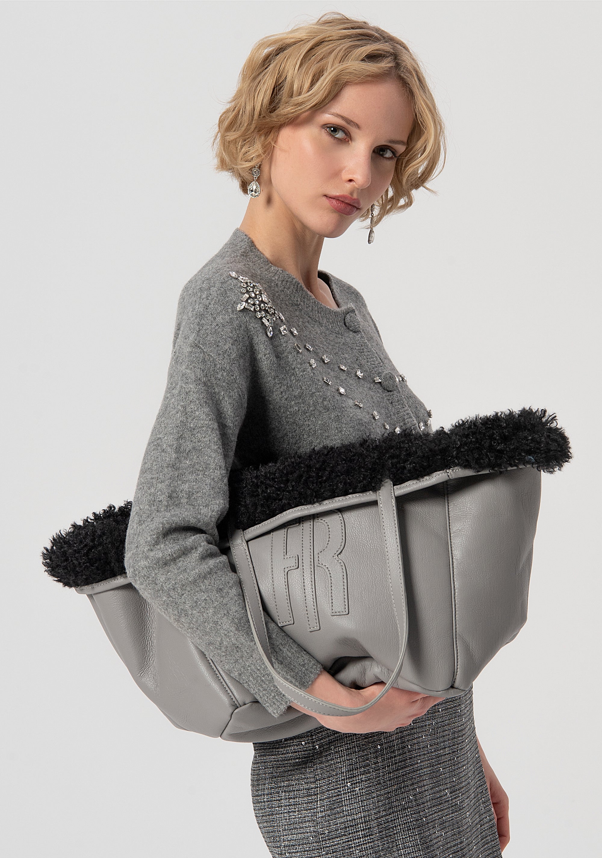 Borsa modello tote grande