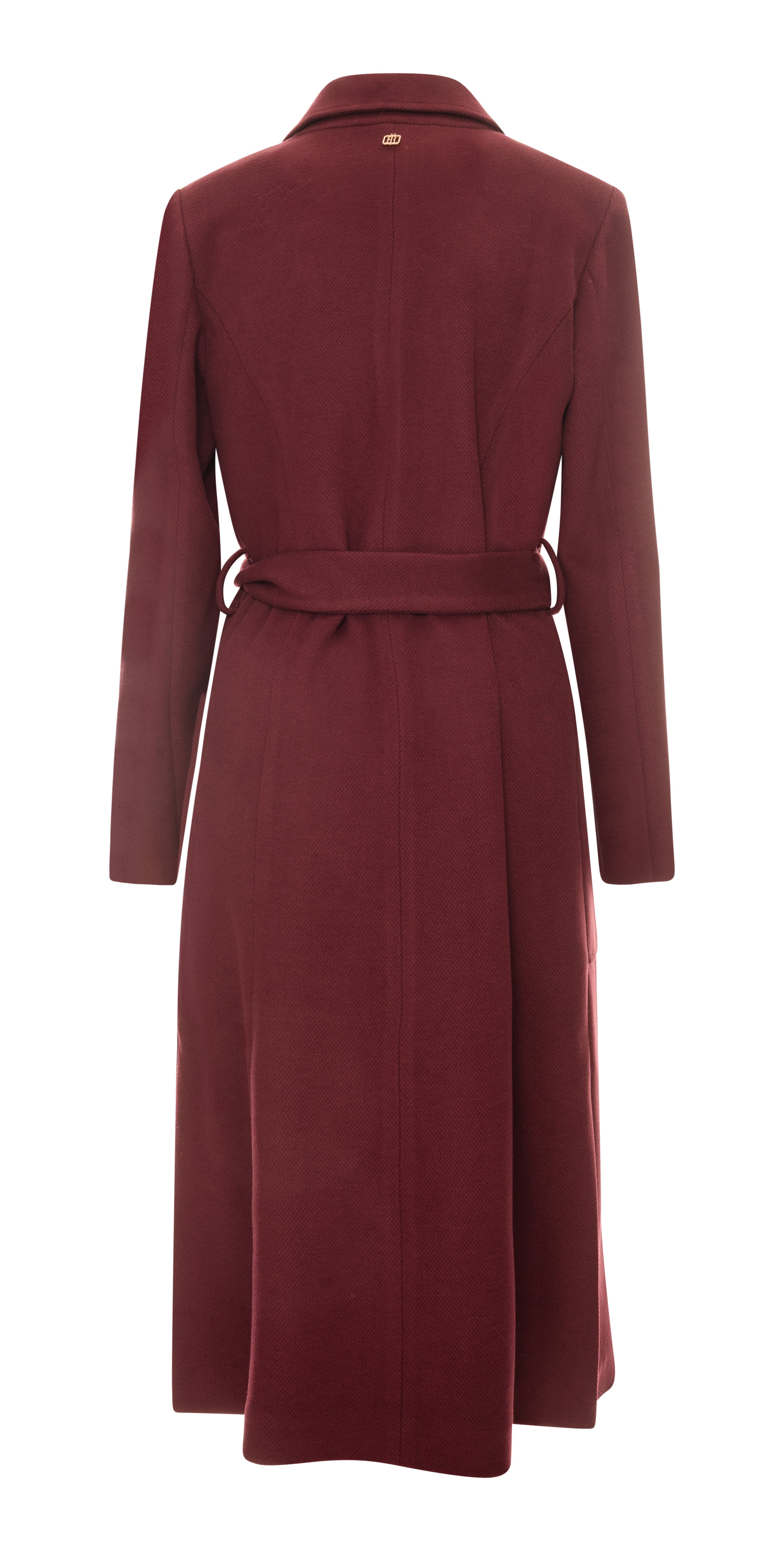 Cappotto Lungo Elegante con Cintura in Vita