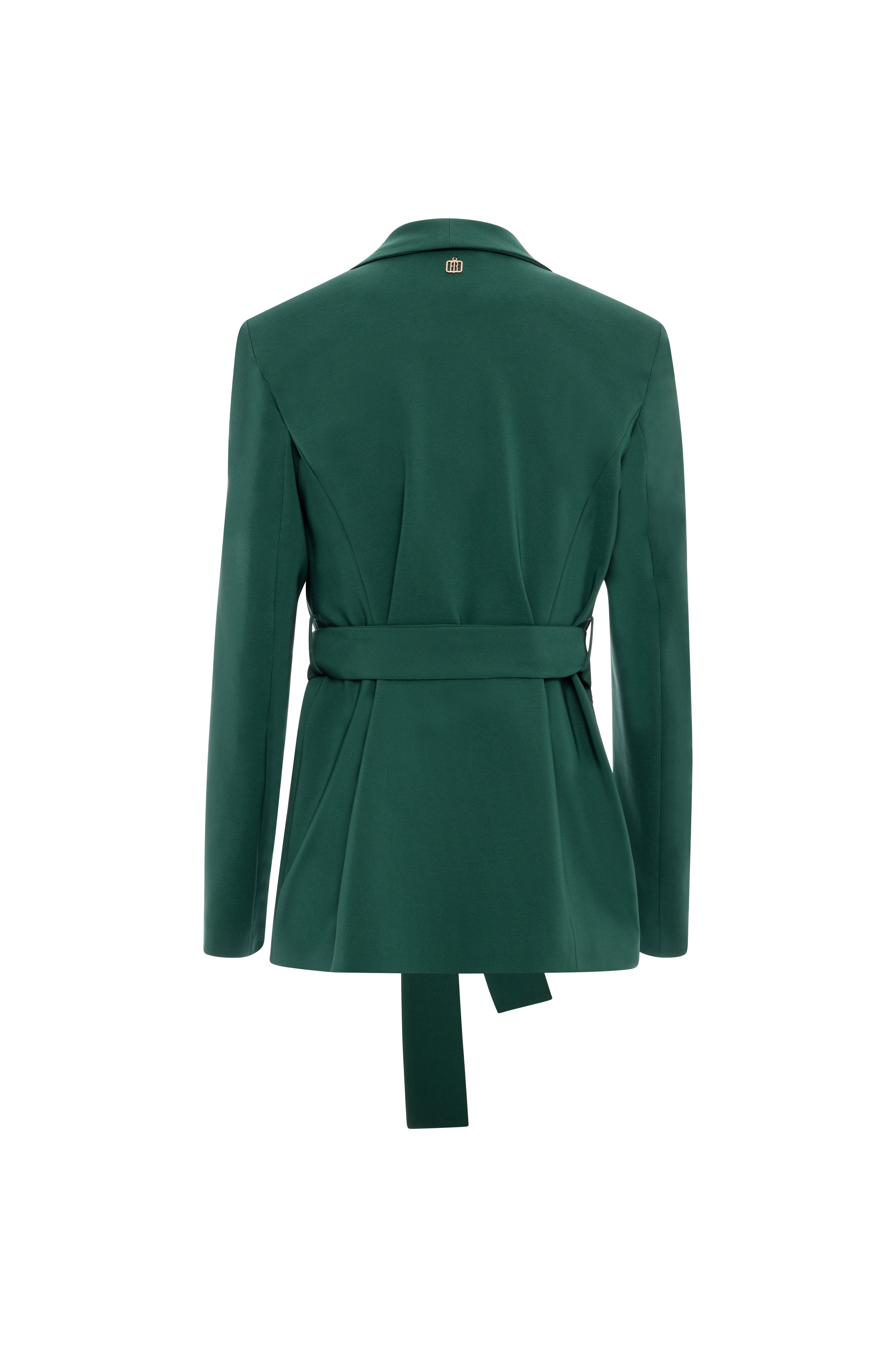 Blazer Sciallato con Cintura