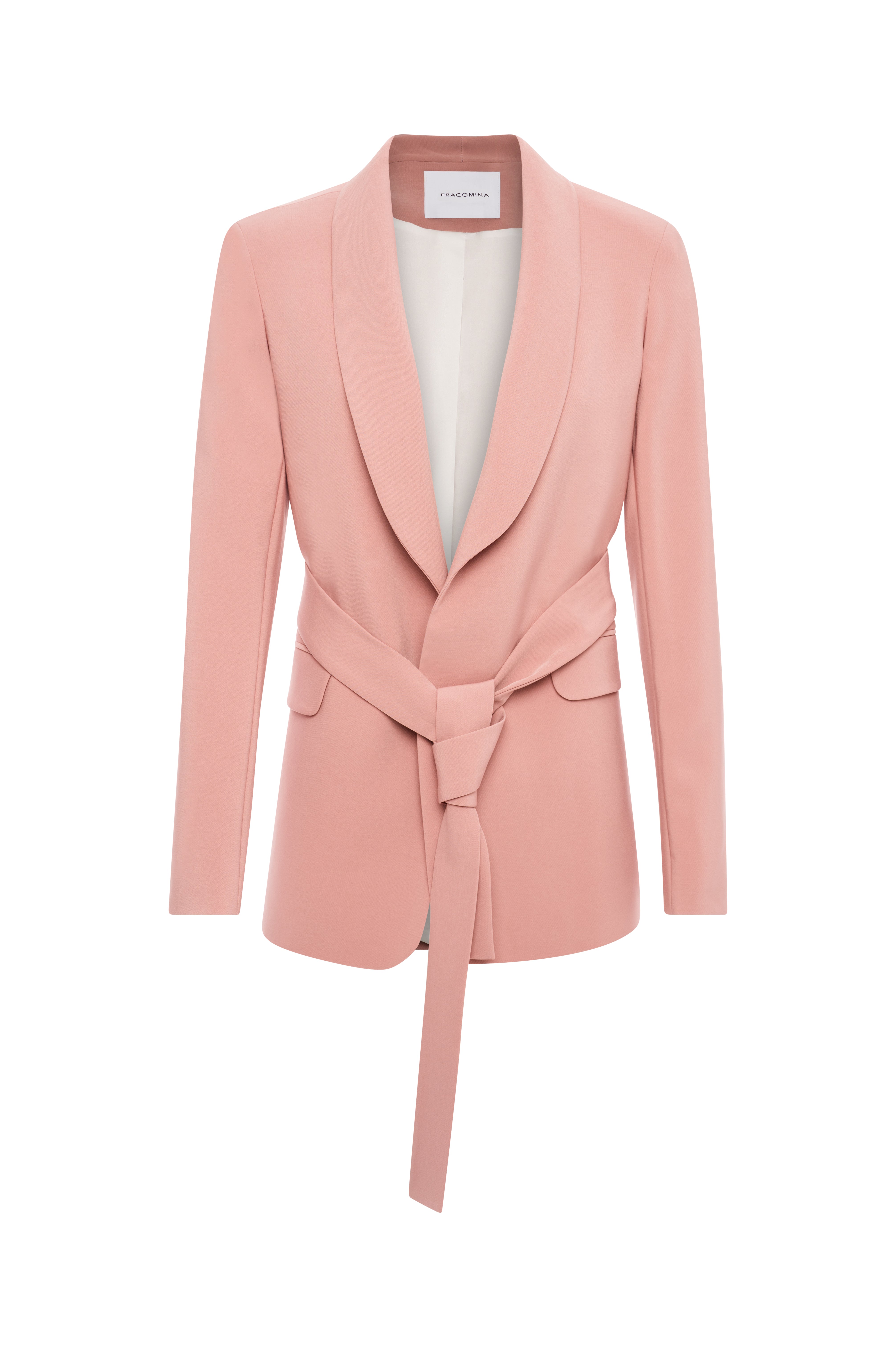 Blazer Sciallato con Cintura