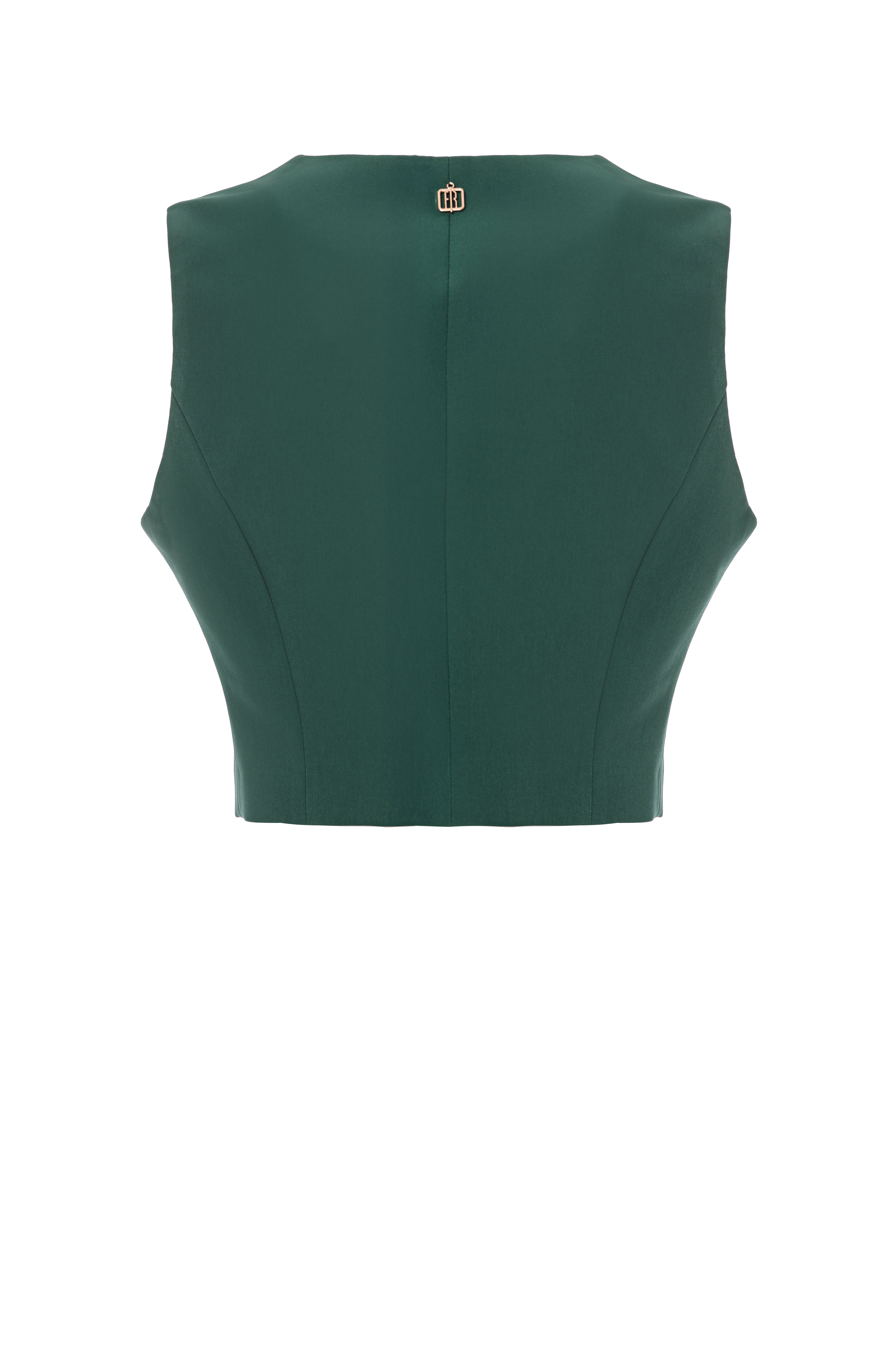 Gilet Crop Monopetto