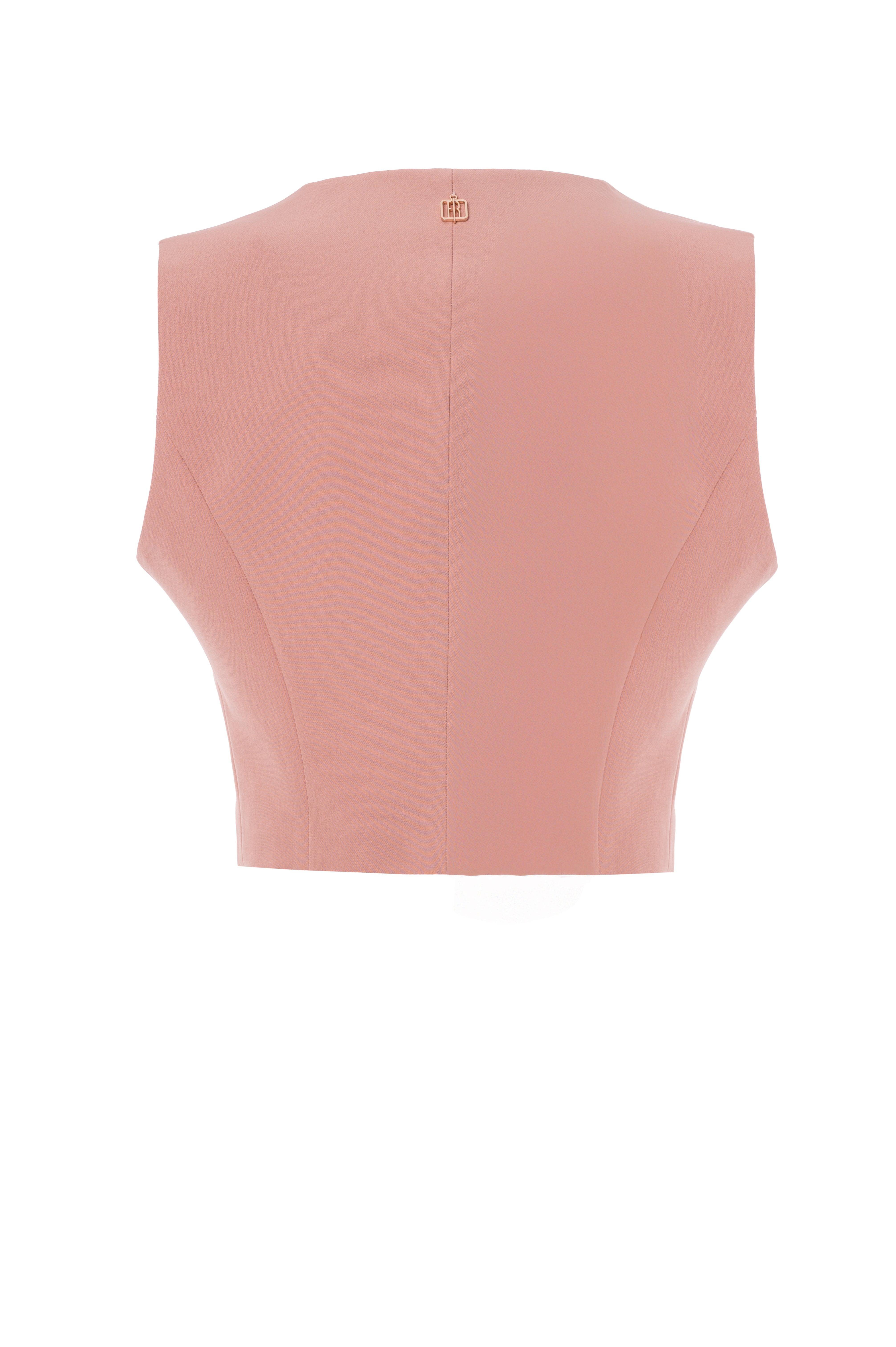 Gilet Crop Monopetto