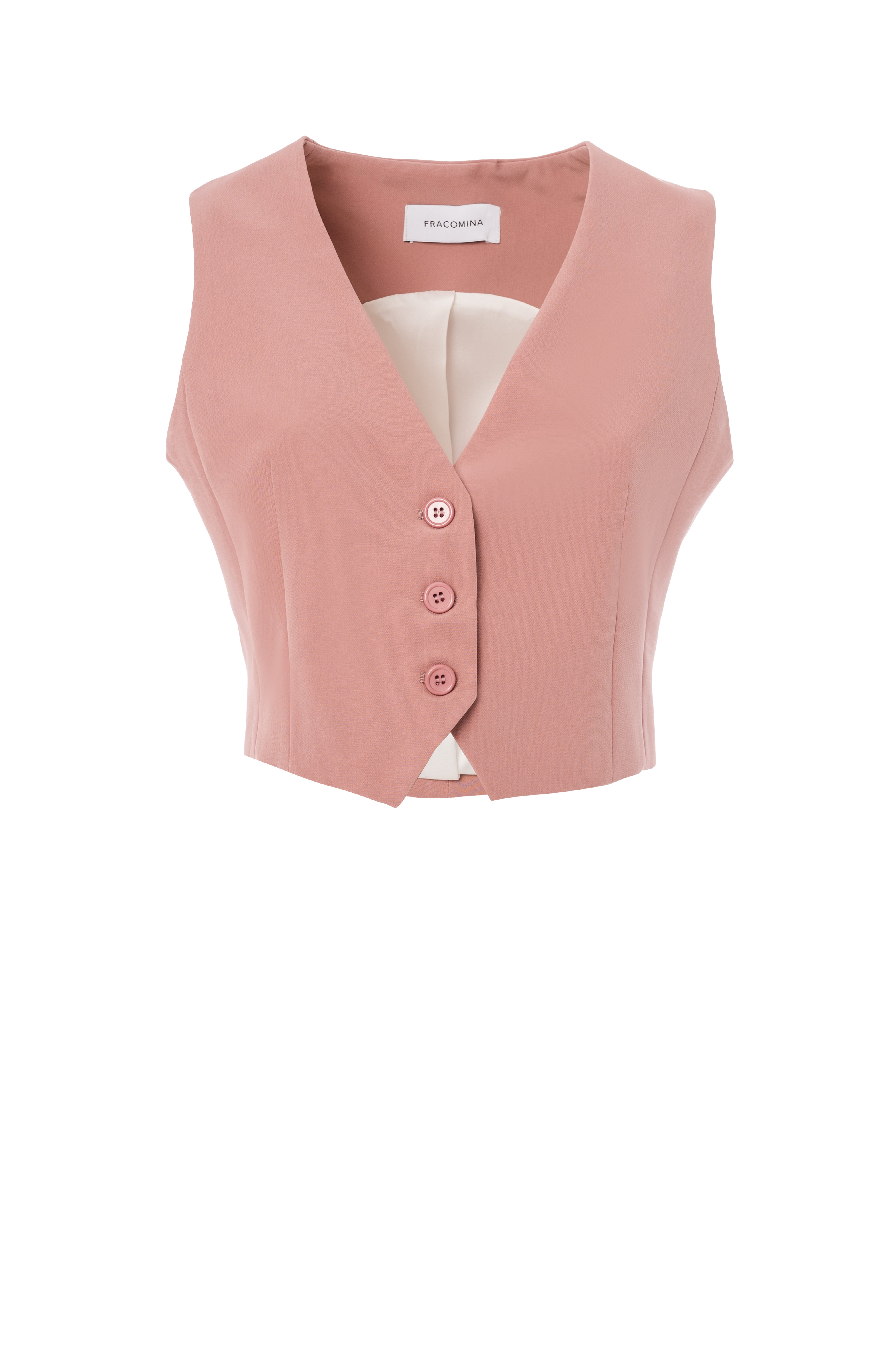 Gilet Crop Monopetto