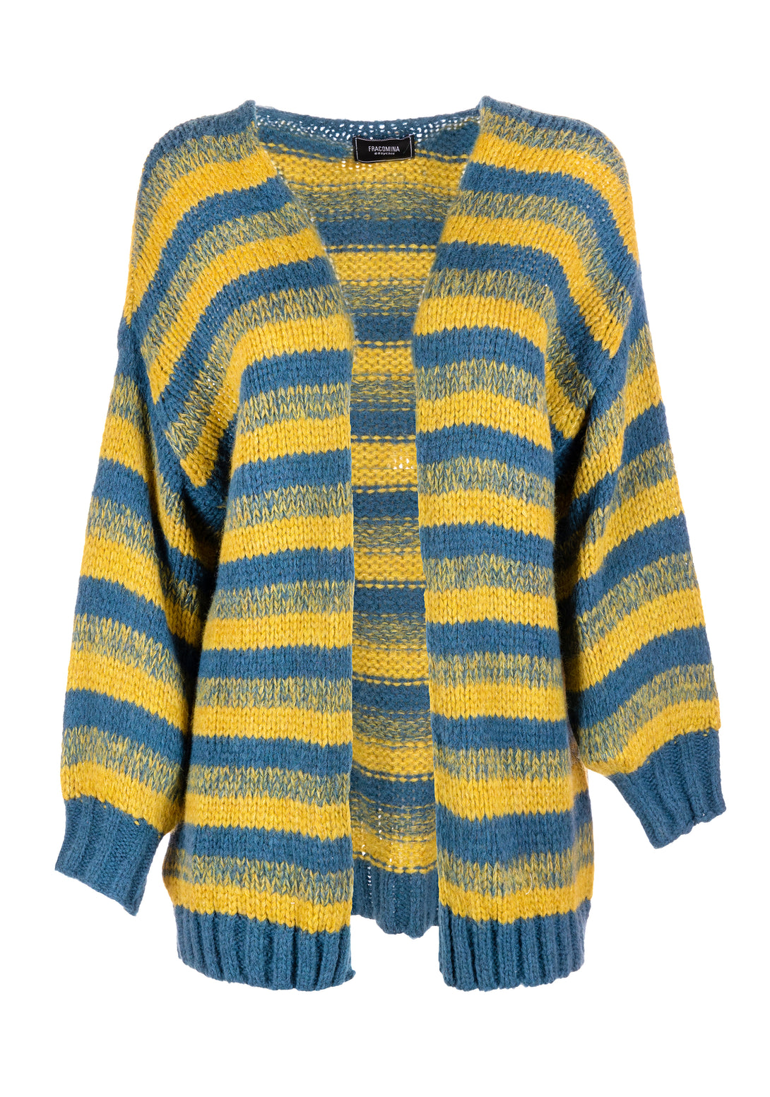 Cardigan over aperto a righe FJ23WT8003K50501 Fracomina