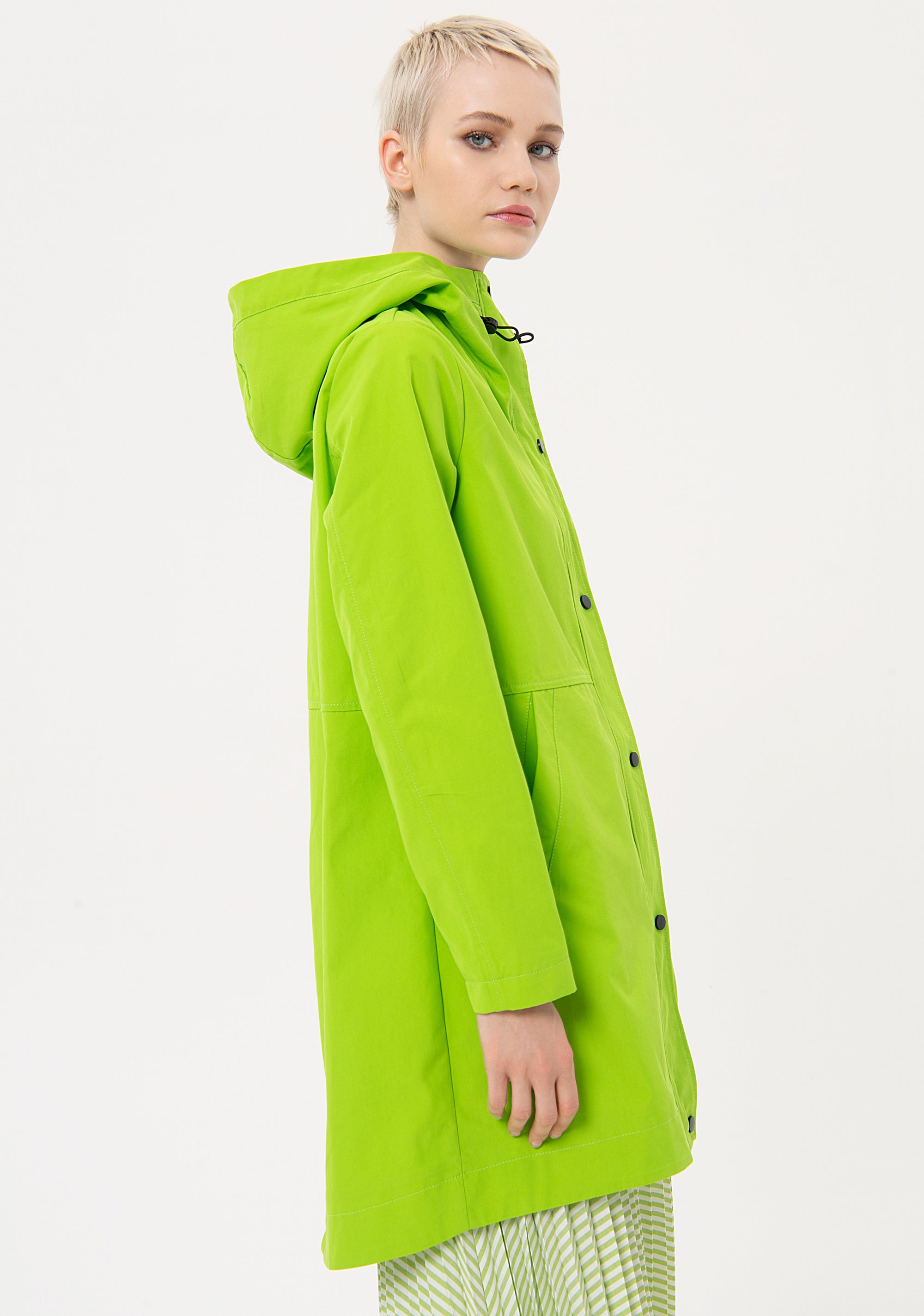 Parka regular midi in tessuto tecnico FJ24SC2001W51101 Fracomina