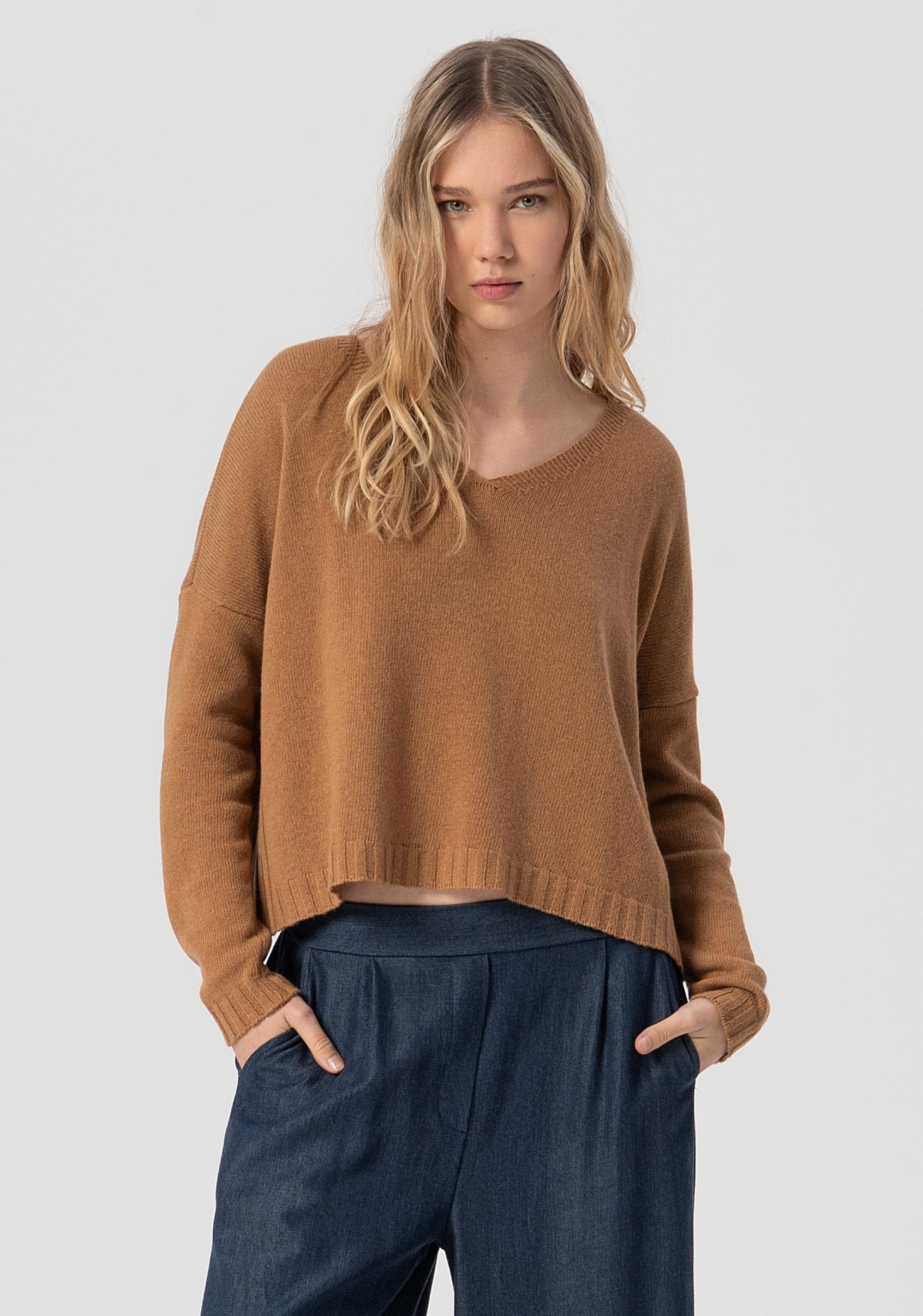 Maglia regular con lana e cashmere FJ25WT7015K55701-A25 Fracomina