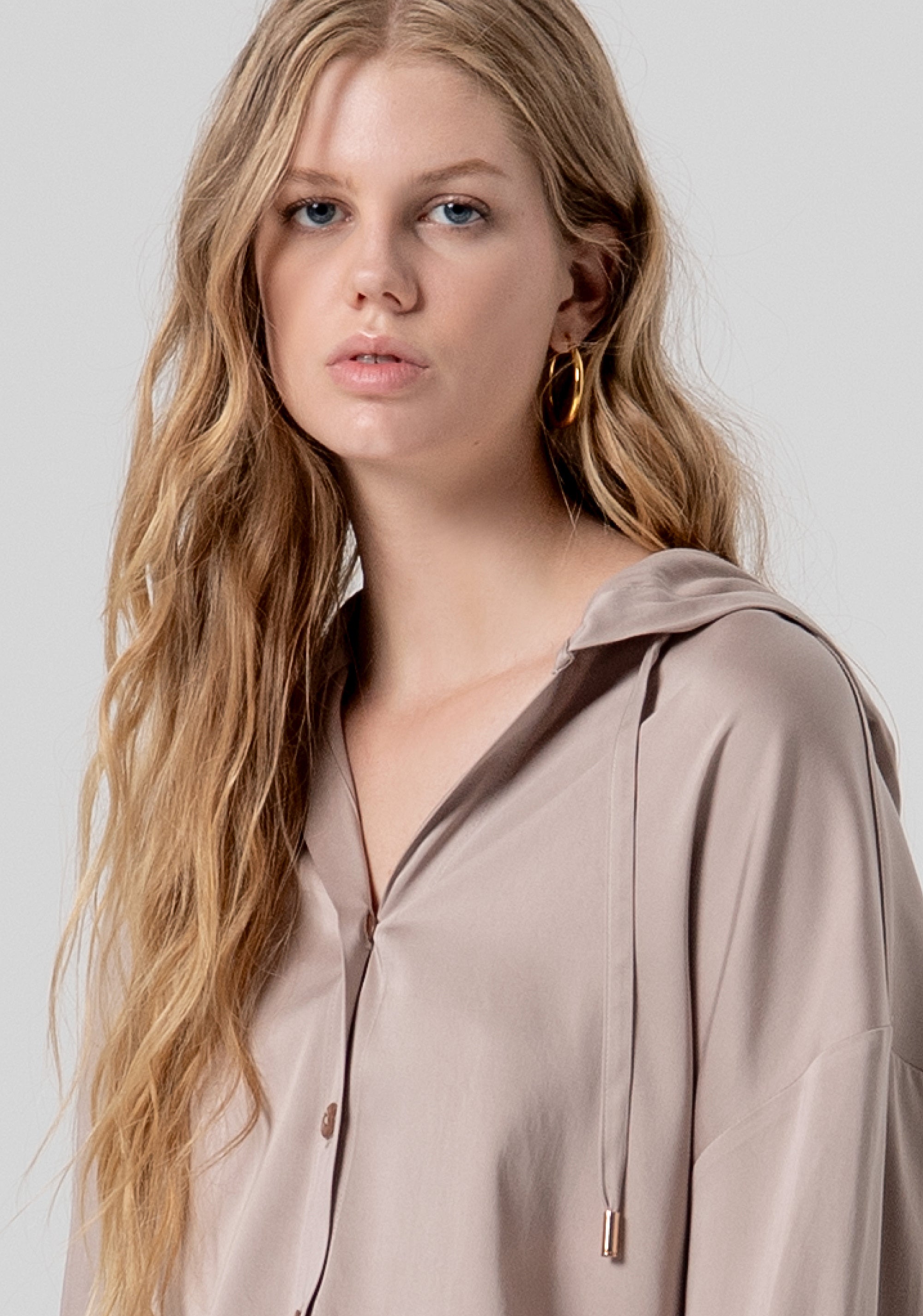 Camicia regular in tencel FJ26ST6006W61701-251 Fracomina