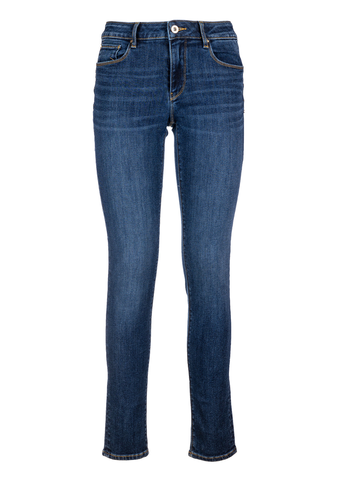 Jeans slim effetto push up in denim con lavaggio medio FP23WV1001D40102 Fracomina