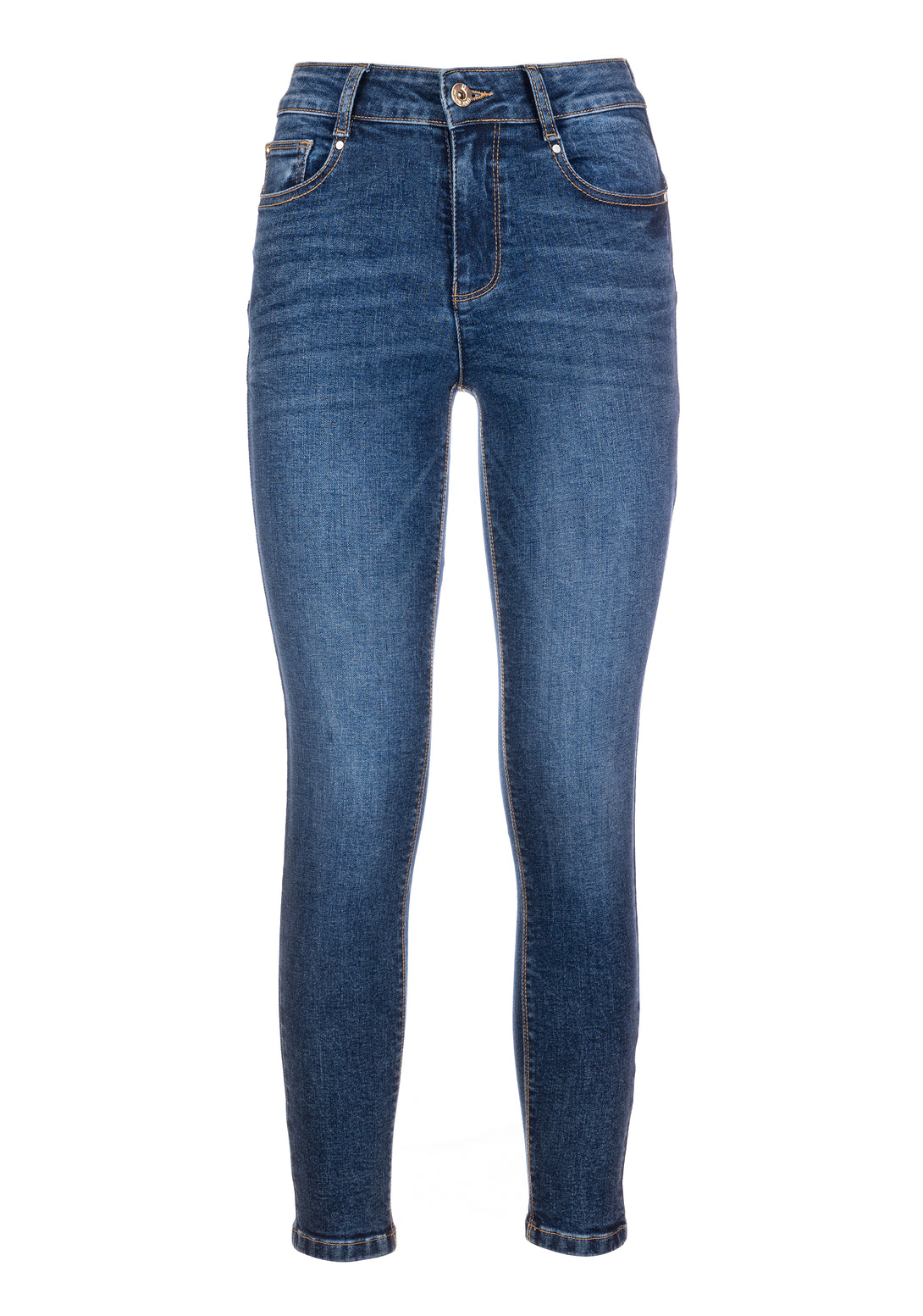 Jeans skinny effetto push up in denim con lavaggio medio FP23WV8000D40102 Fracomina