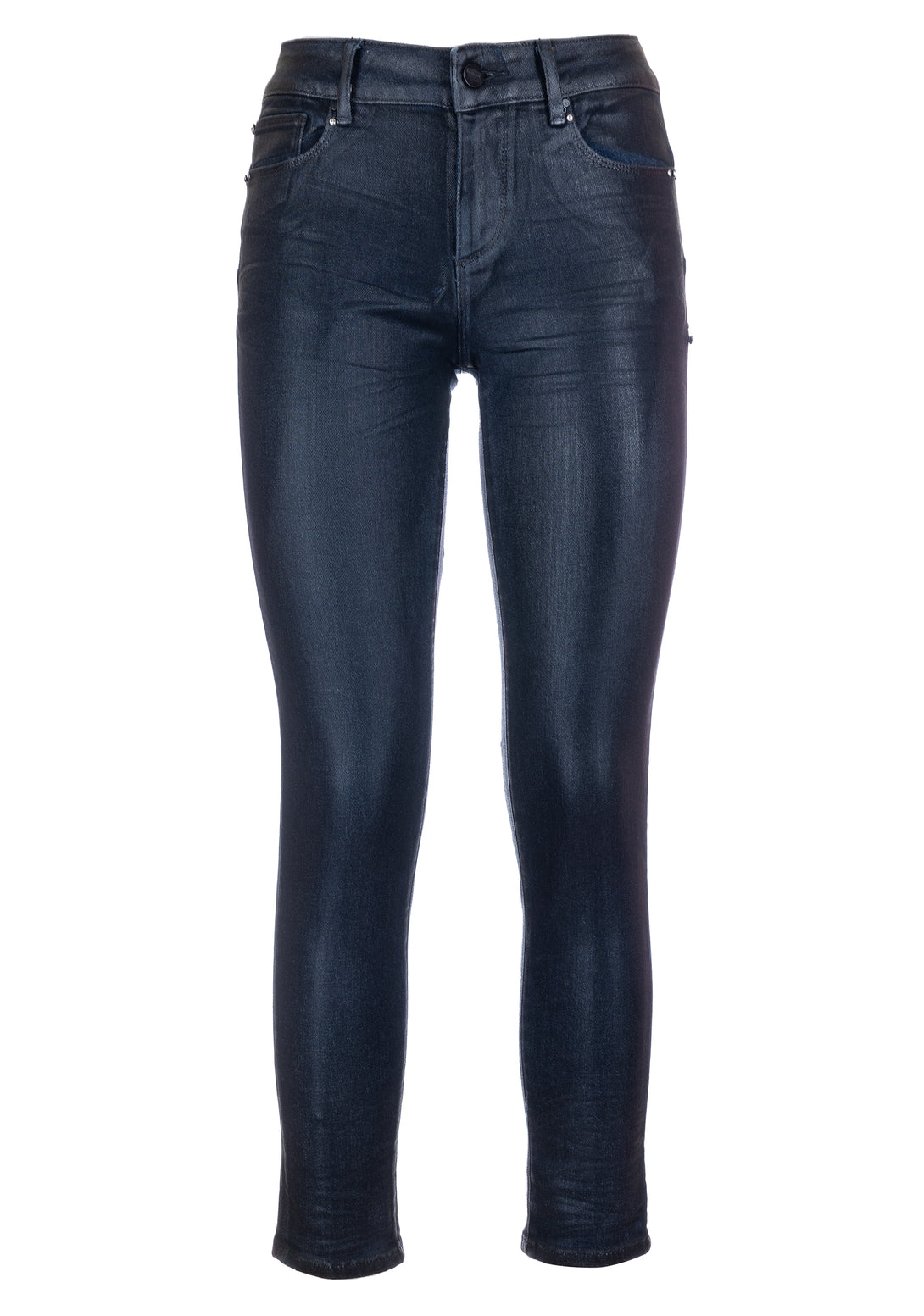 Jeans skinny effetto push up in denim spalmato FP23WV8000D401P9 Fracomina